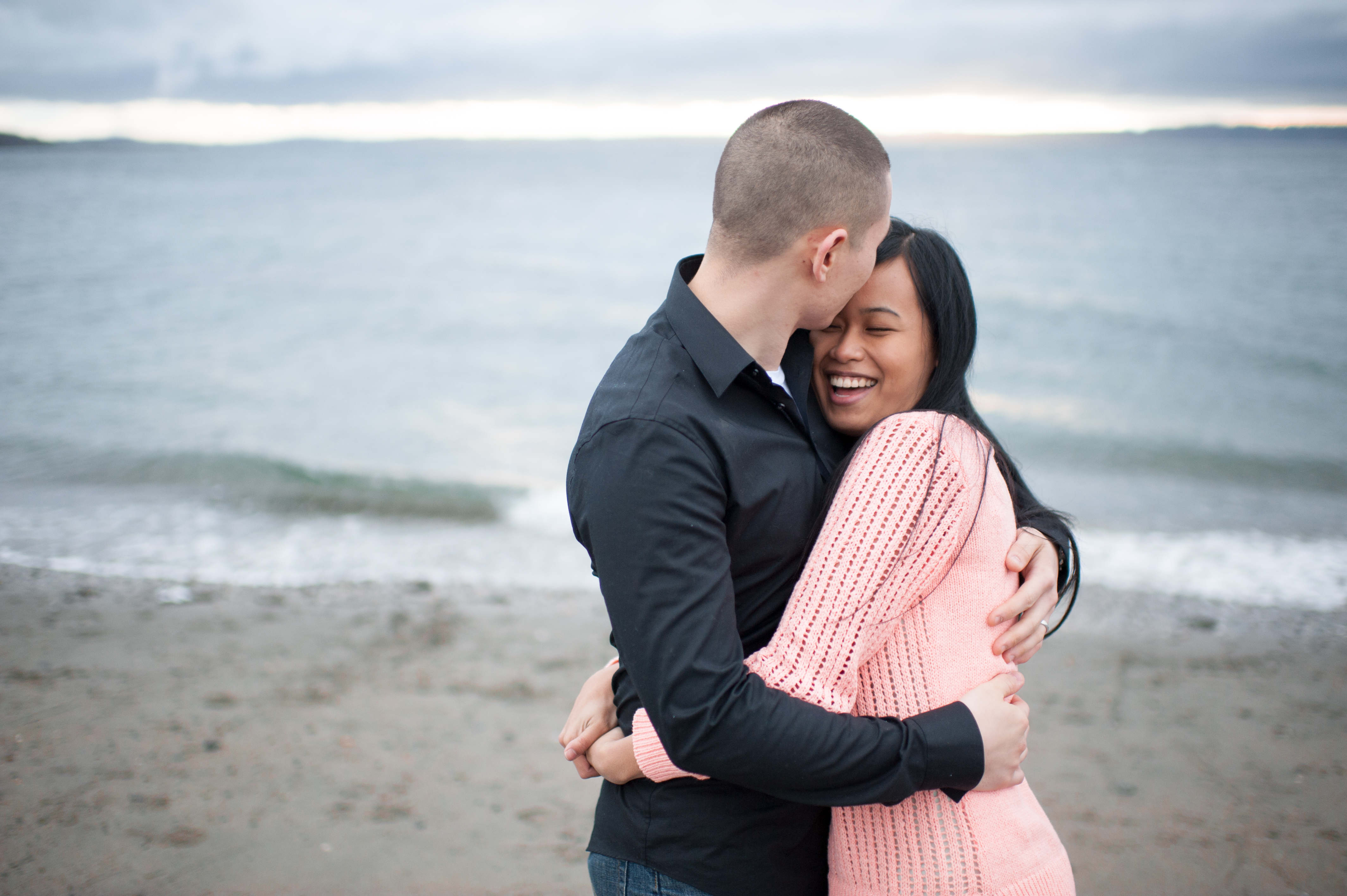 golden gardens engagement photos