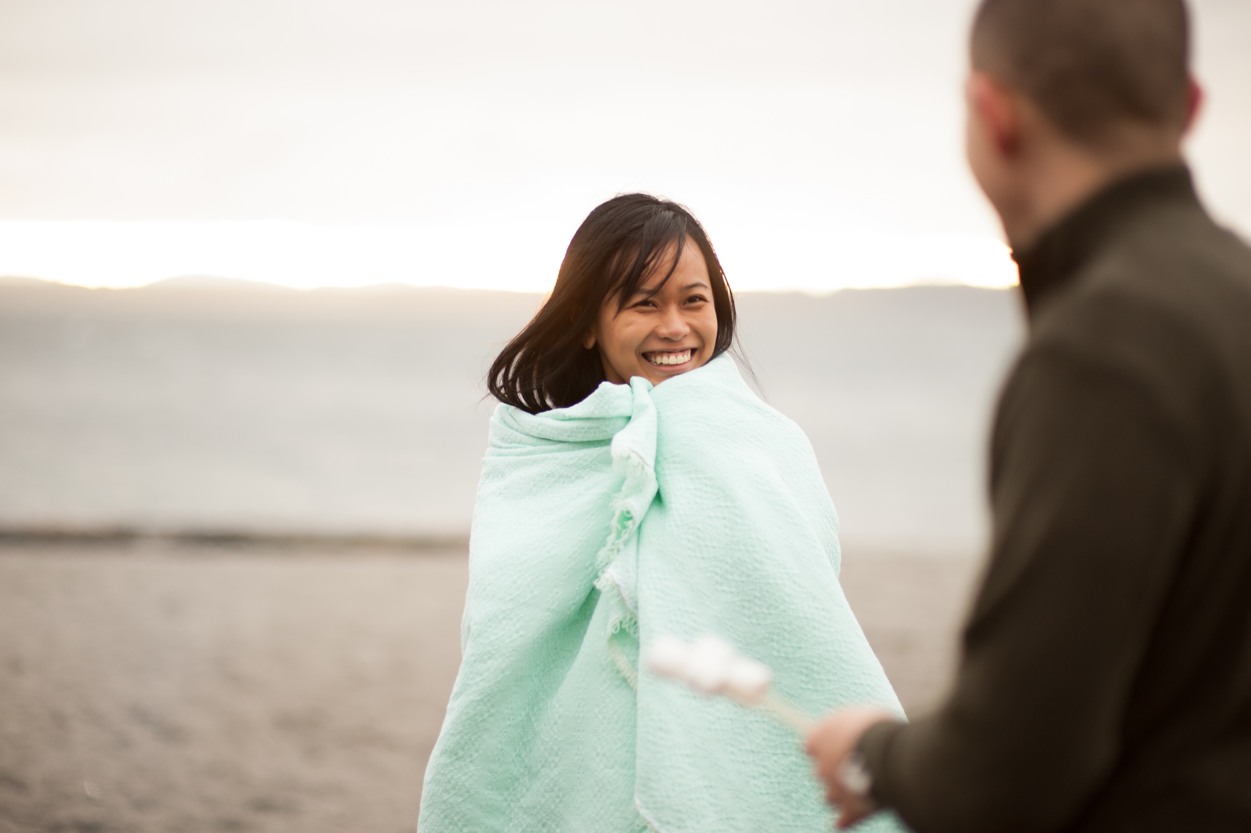 golden gardens engagement photos