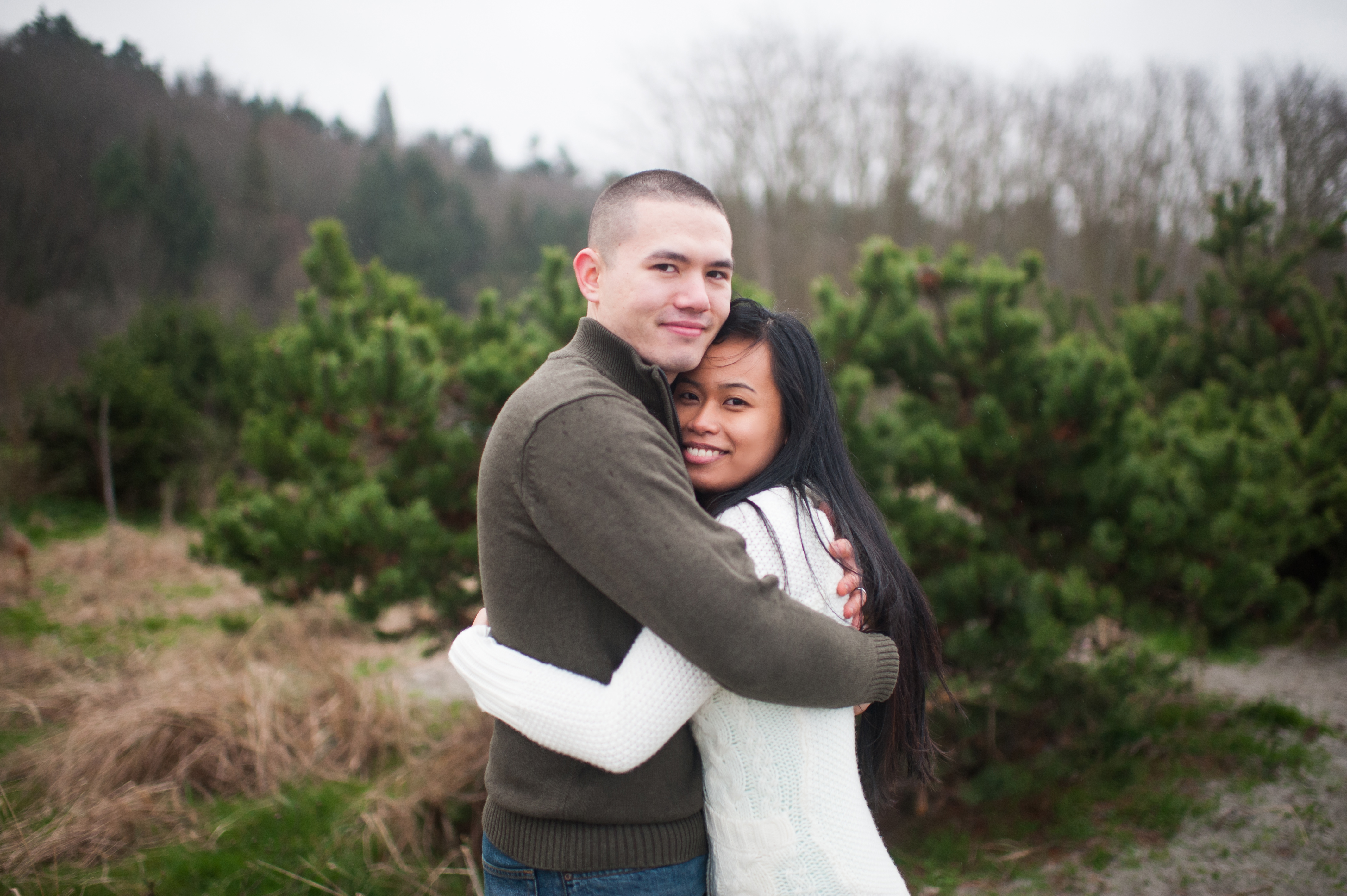 golden gardens engagement photos