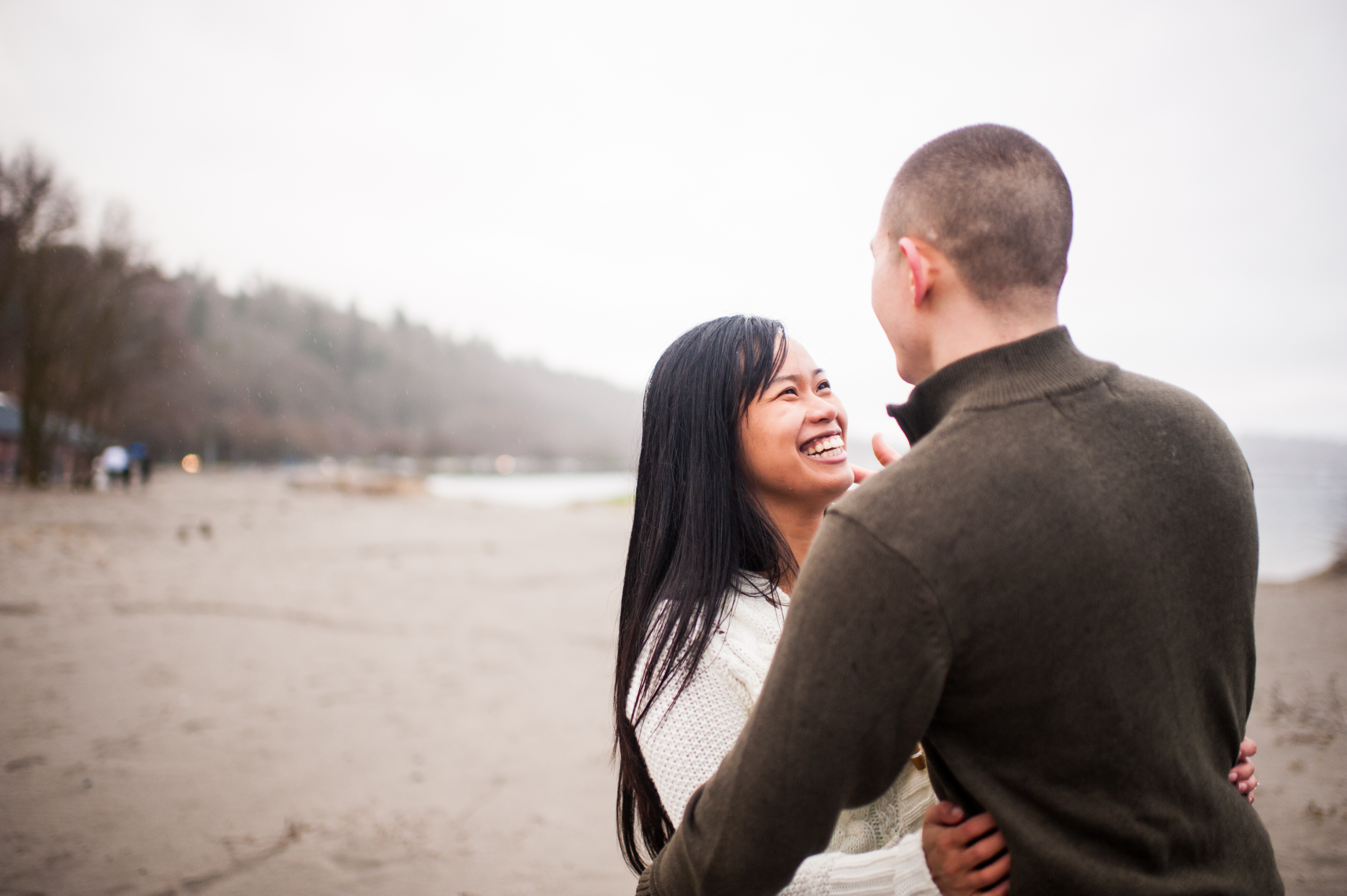 golden gardens engagement photos