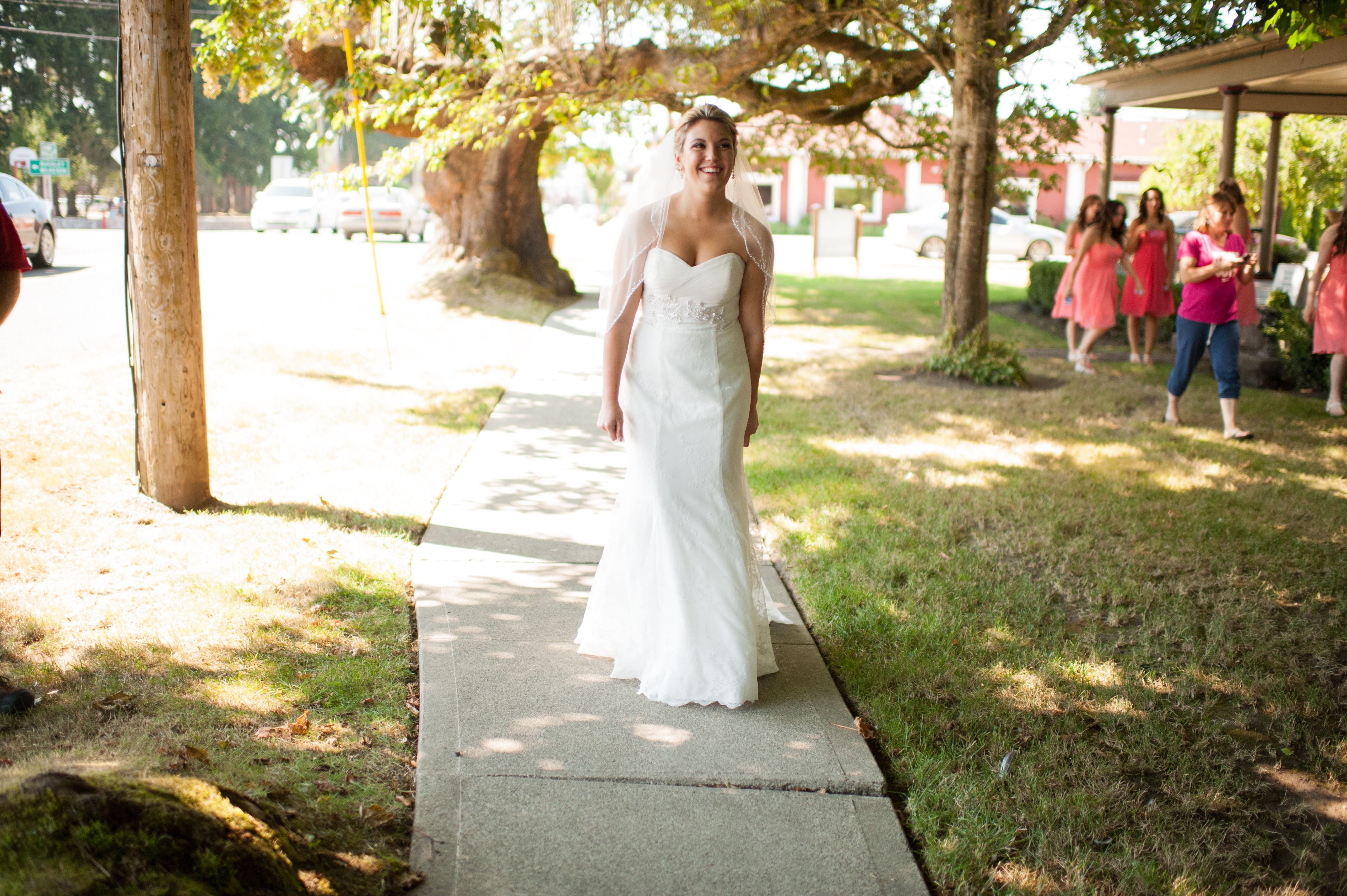 seattle bride first look