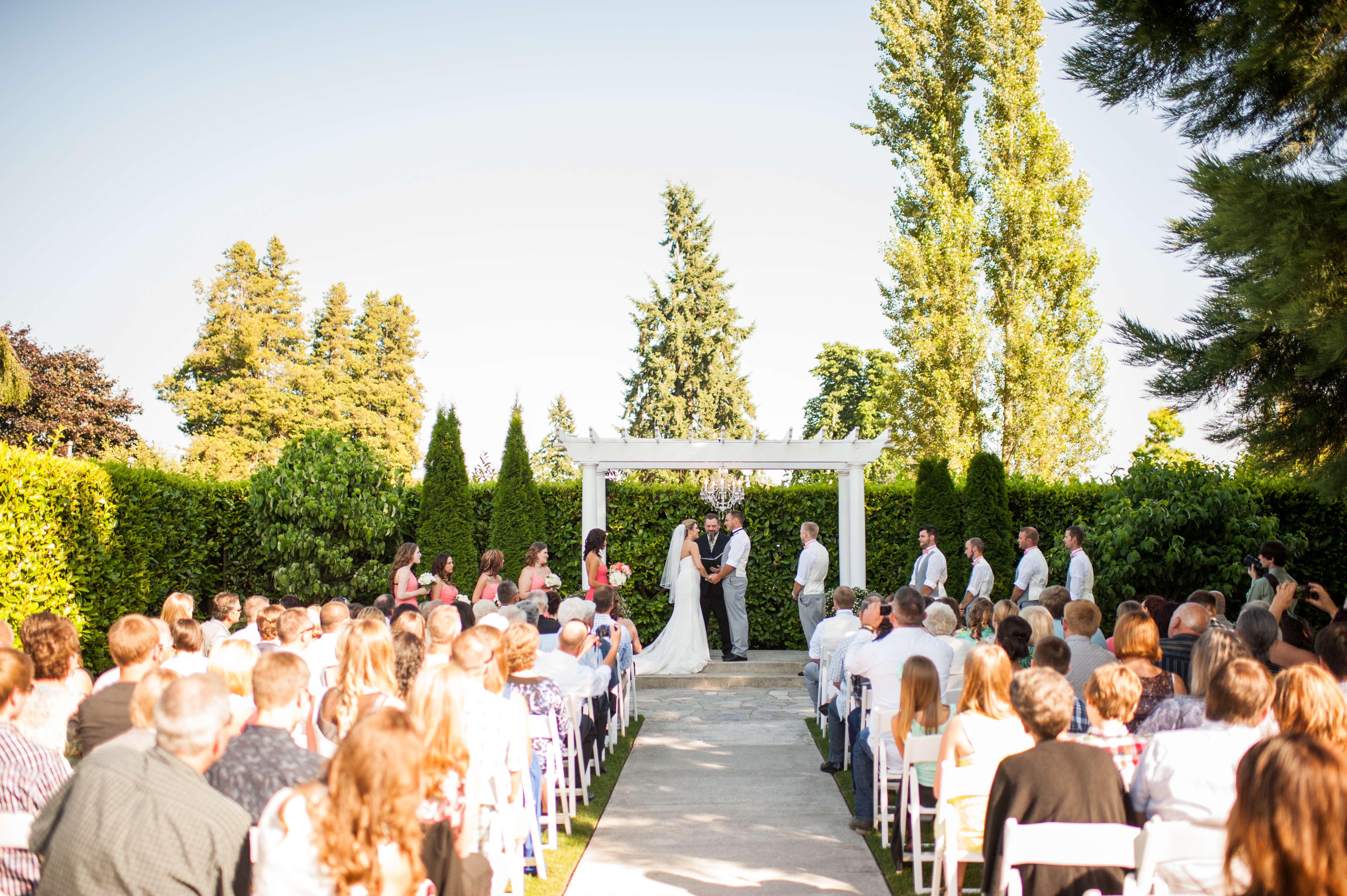 outdoor summer wedding orting wa