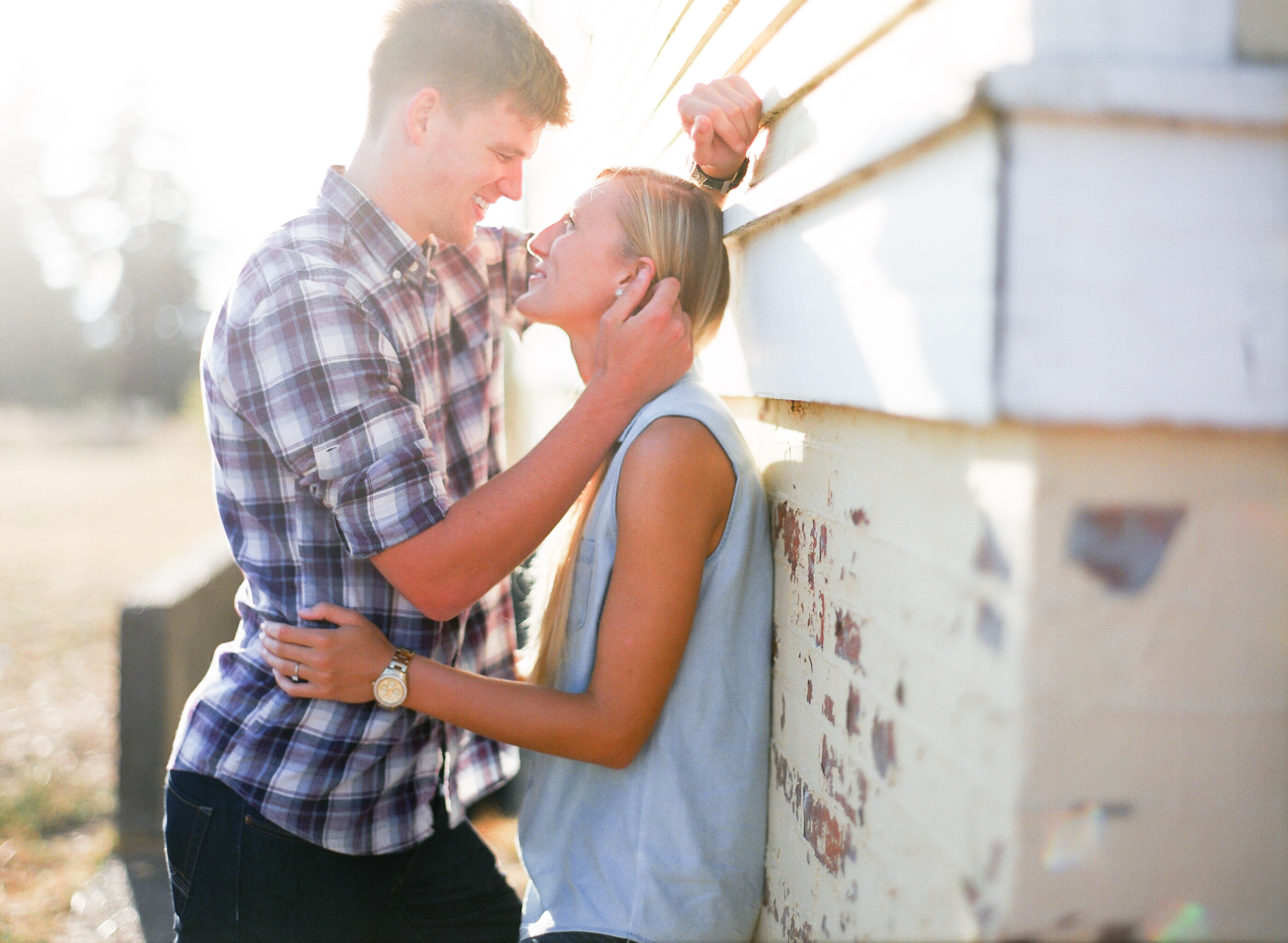 seattle film photographer engagement