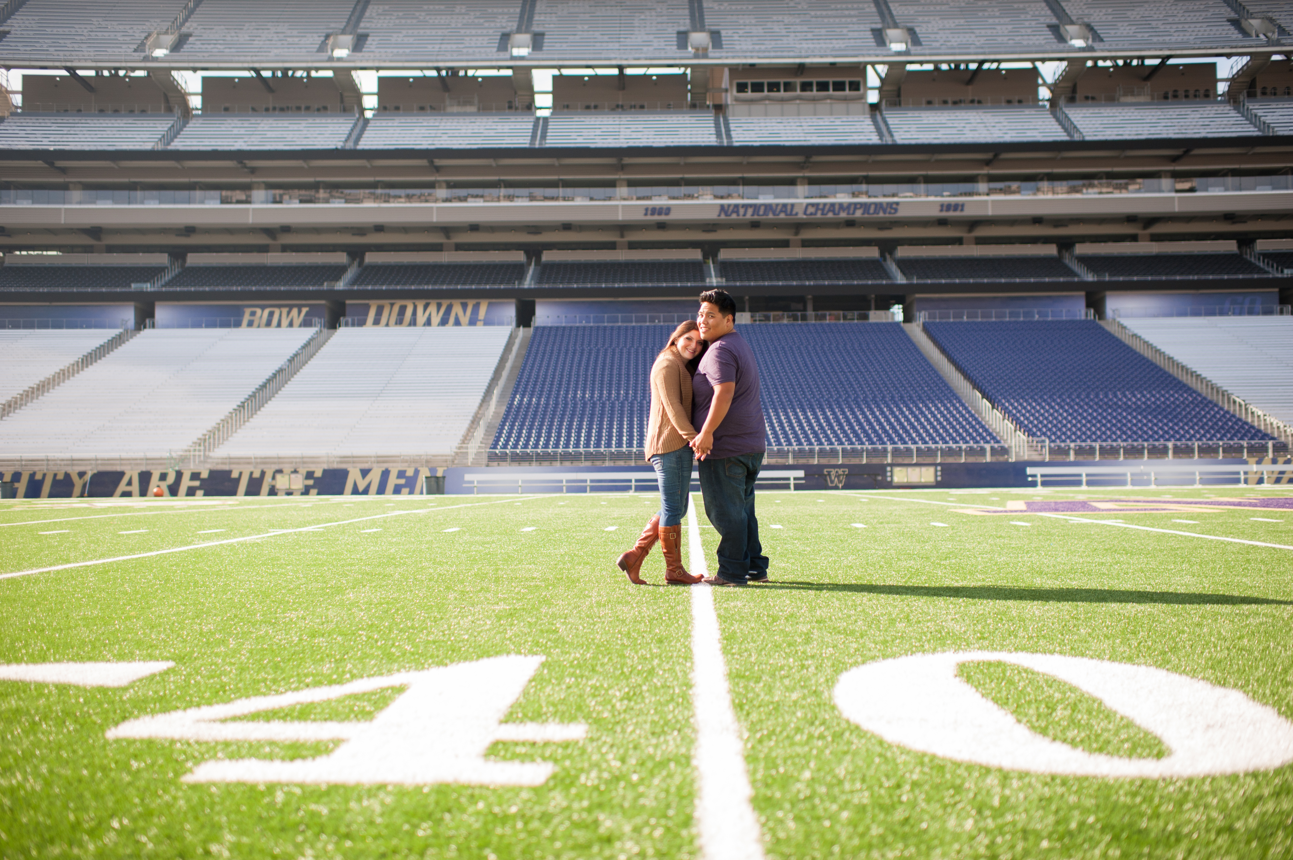 uw husky stadium engagement