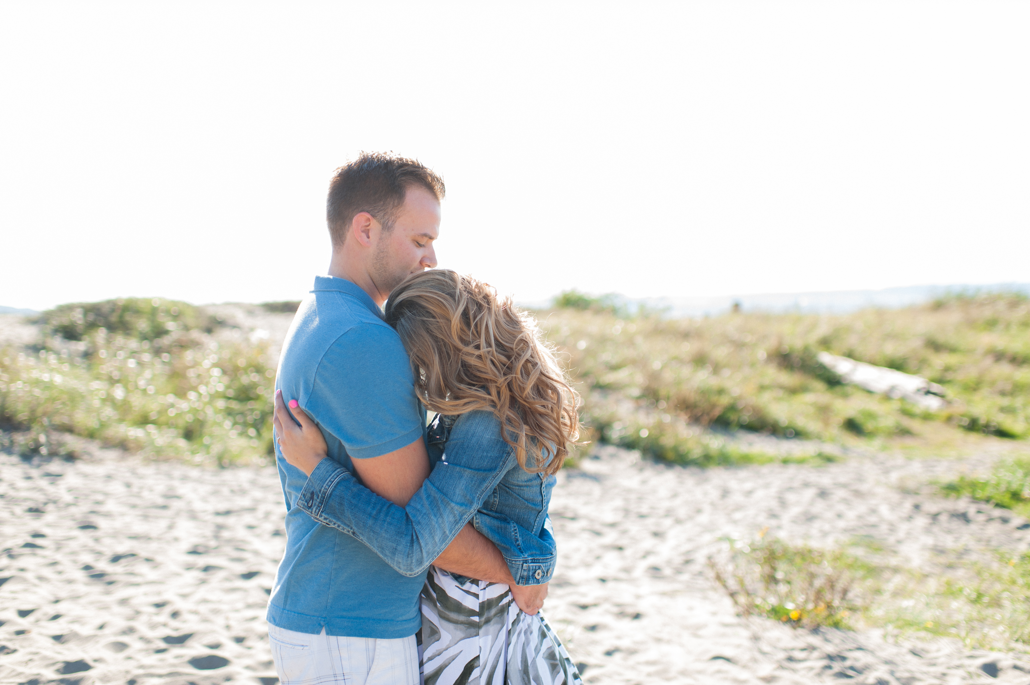 seattle beach engagement