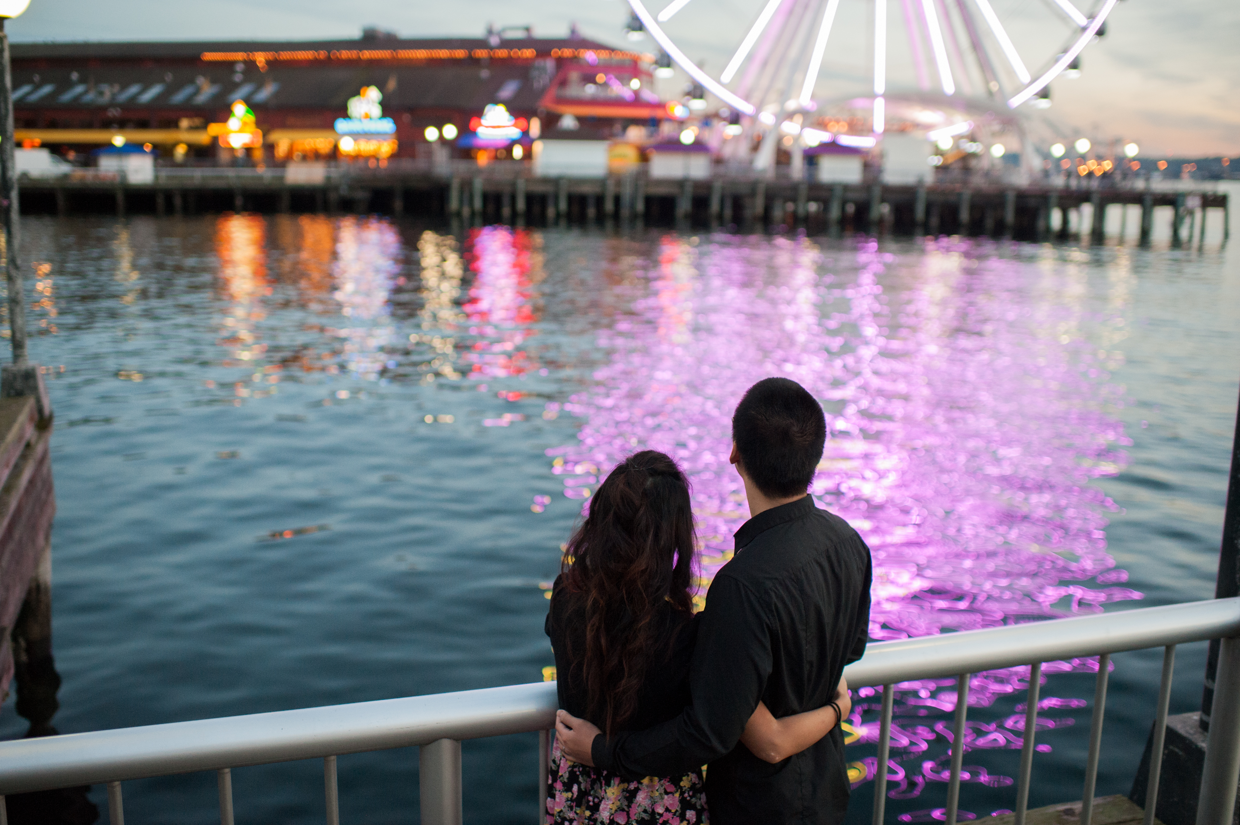 seattle ferris wheel engagement