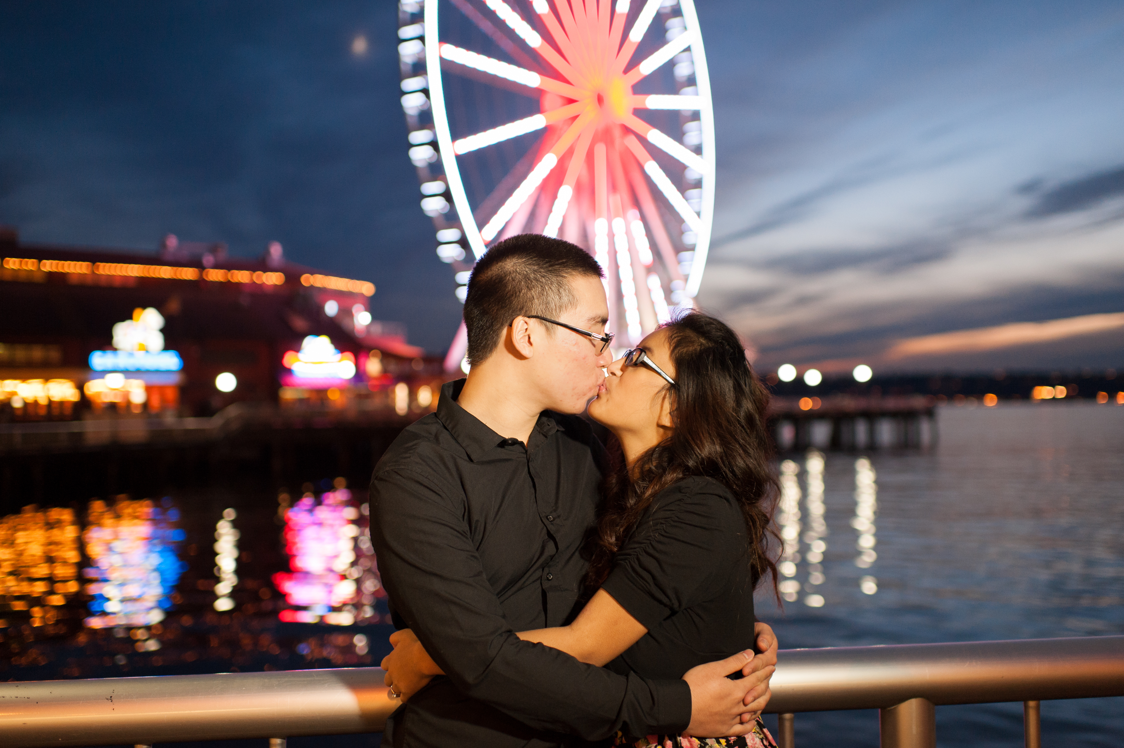 seattle ferris wheel engagement