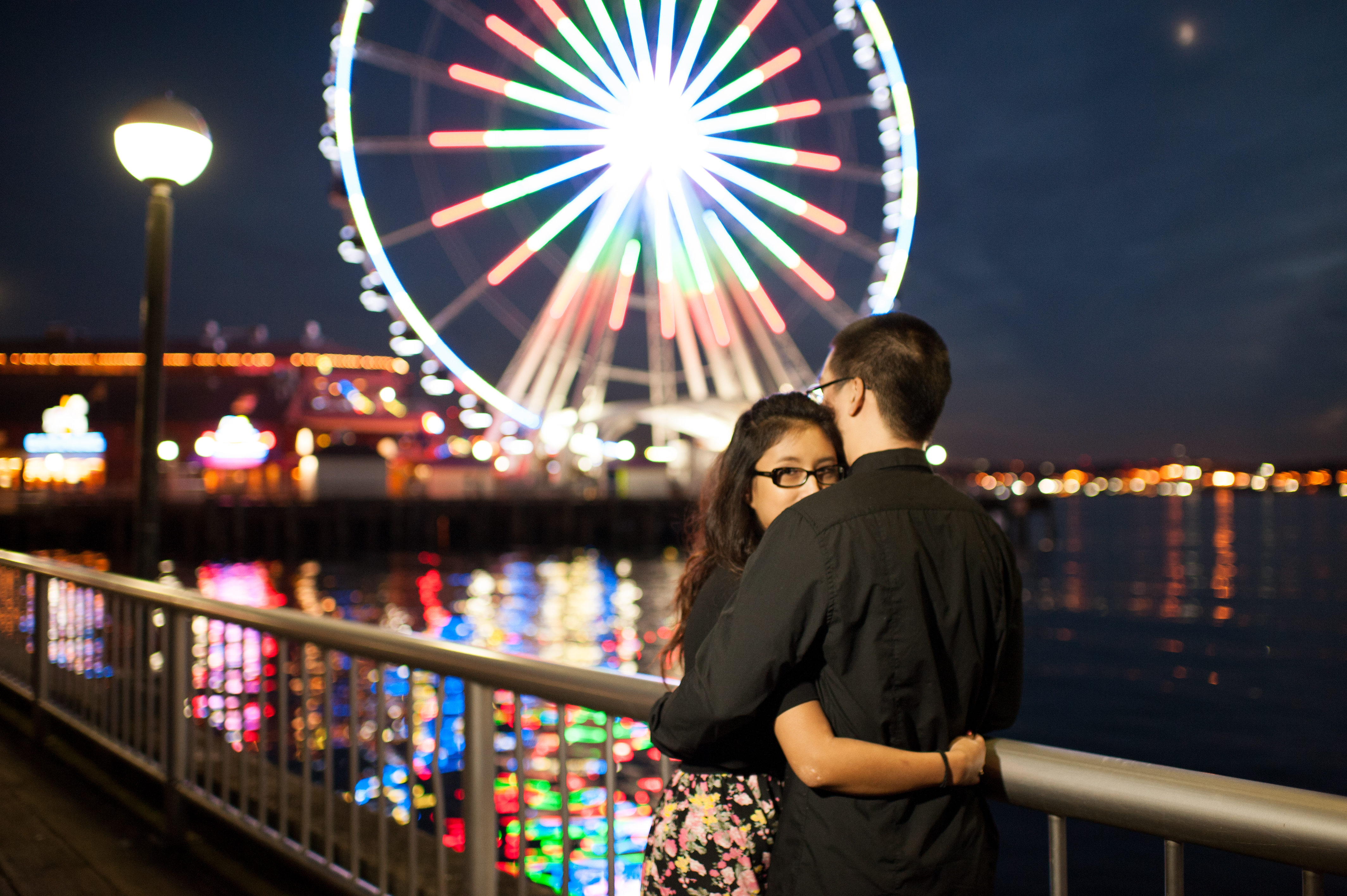 seattle ferris wheel engagement