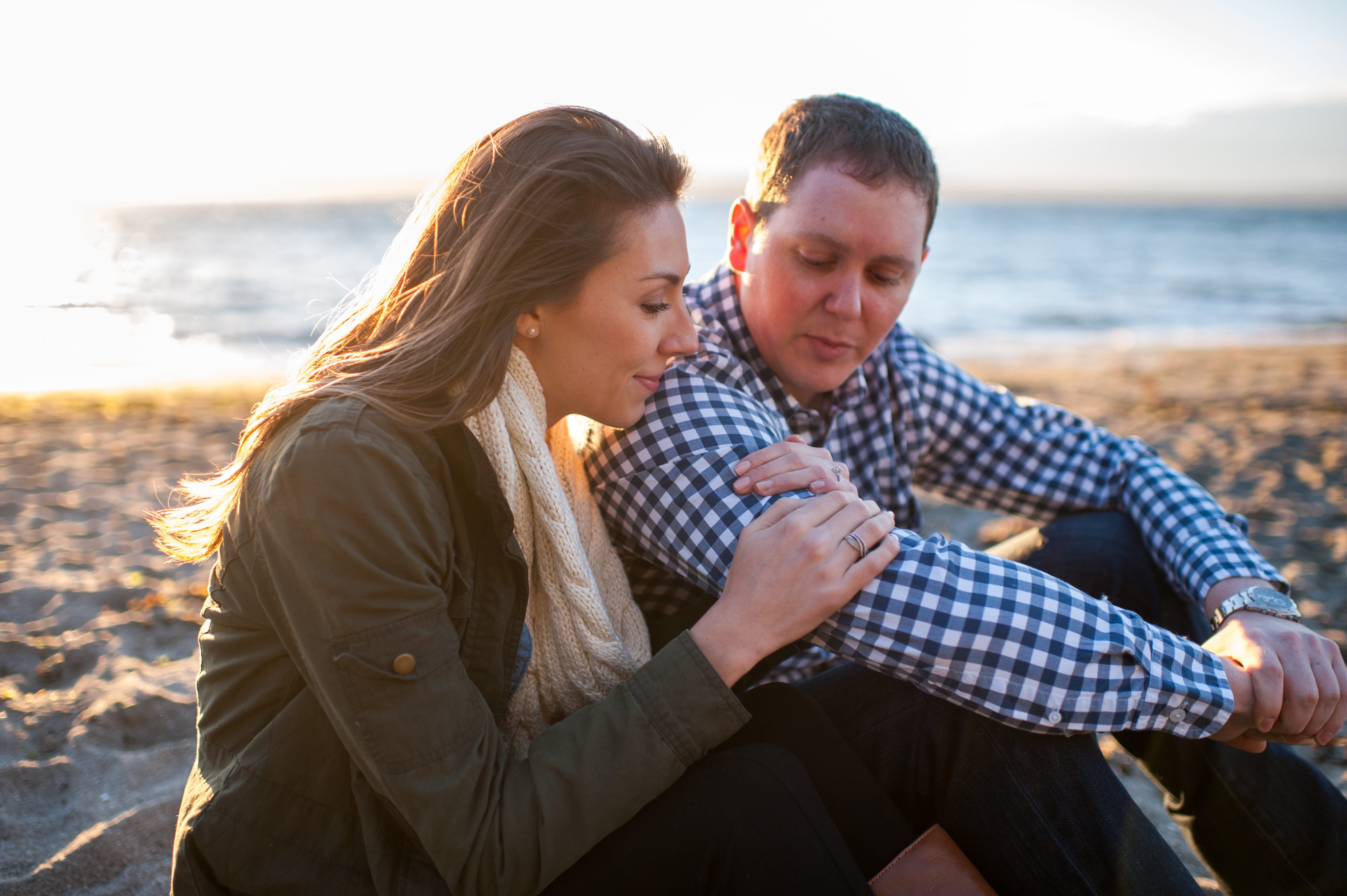 golden gardens engagement photography