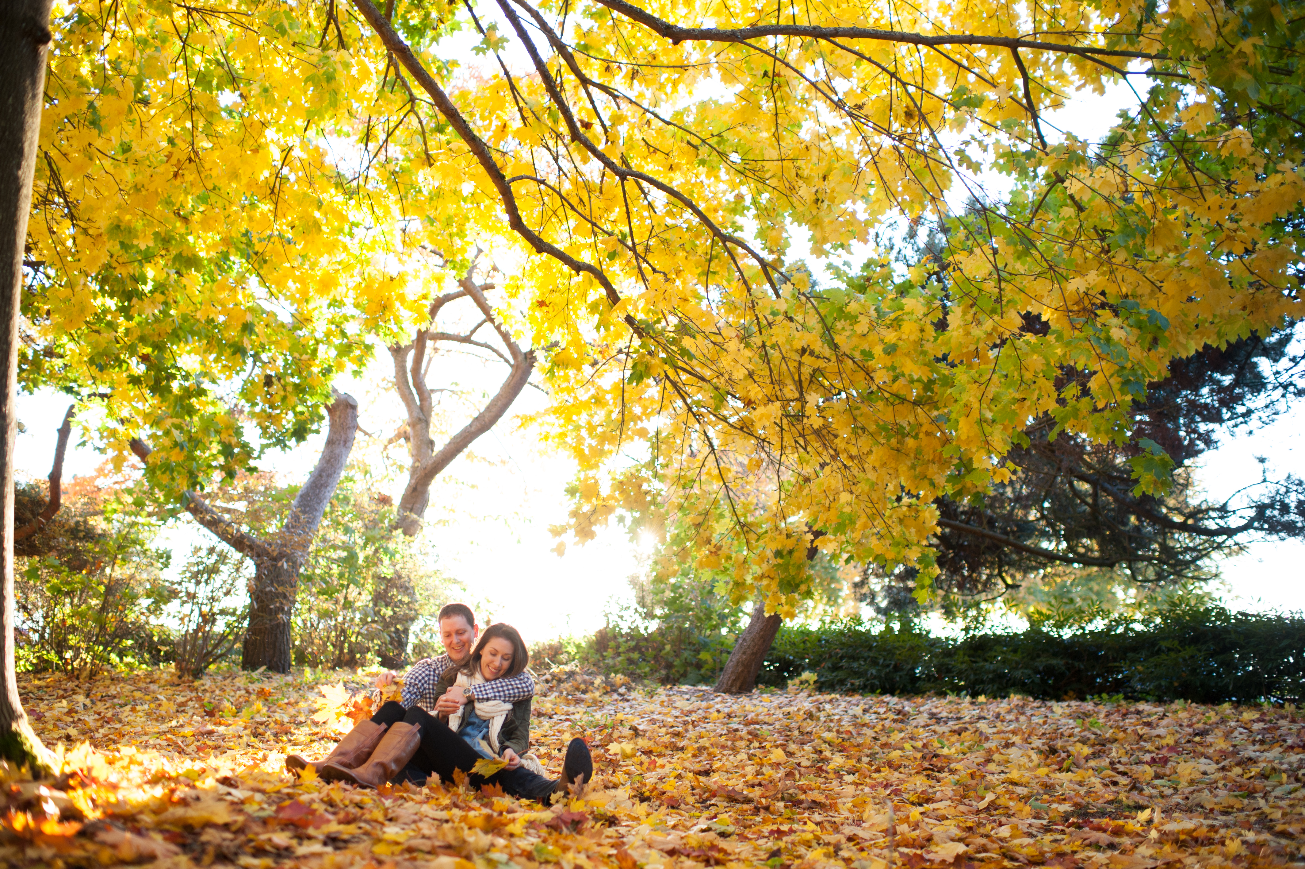 ballard seattle engagement photography fall