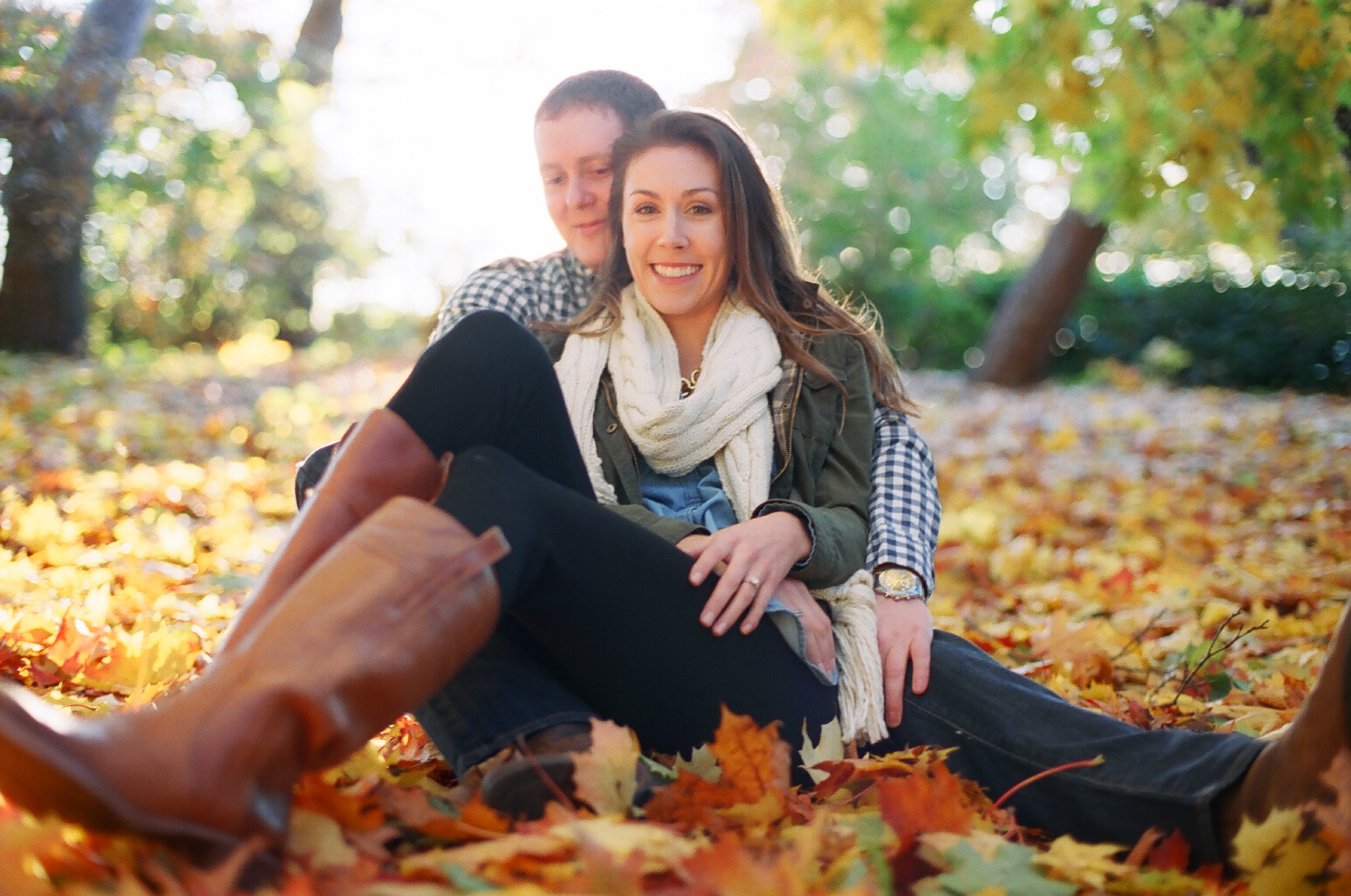 seattle film photographer engagement