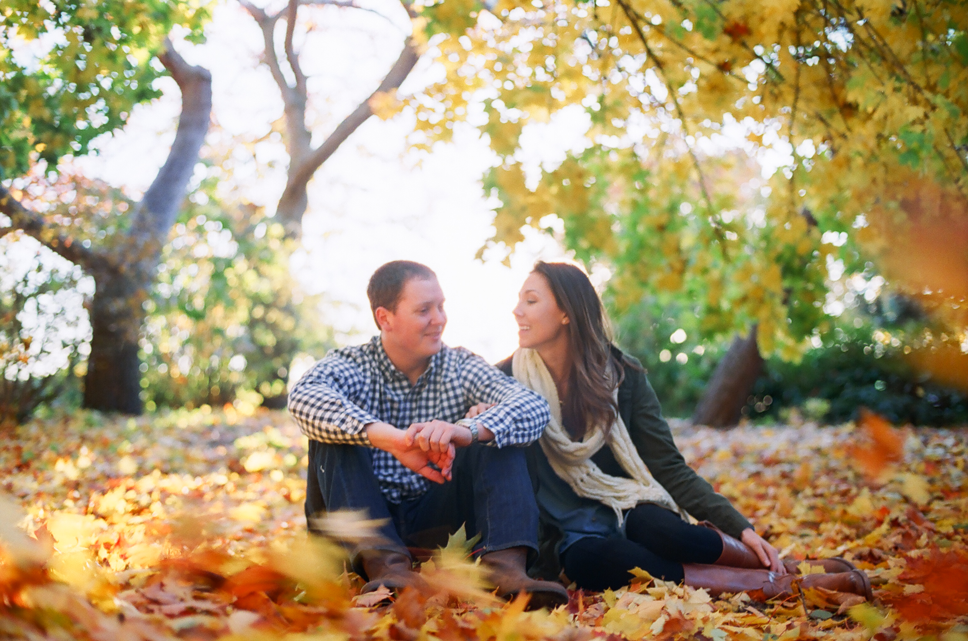 seattle film photographer engagement