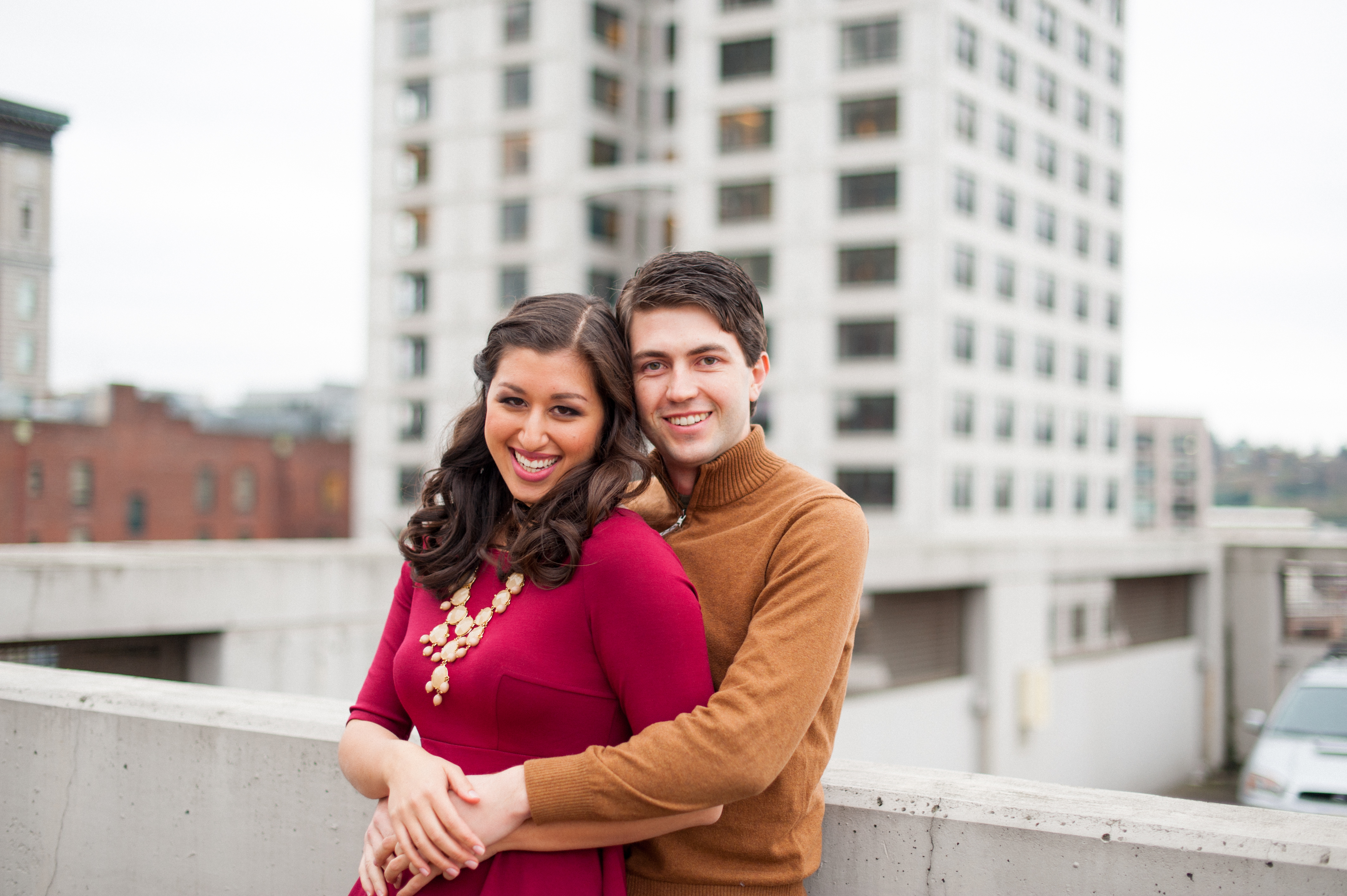 downtown seattle winter engagement