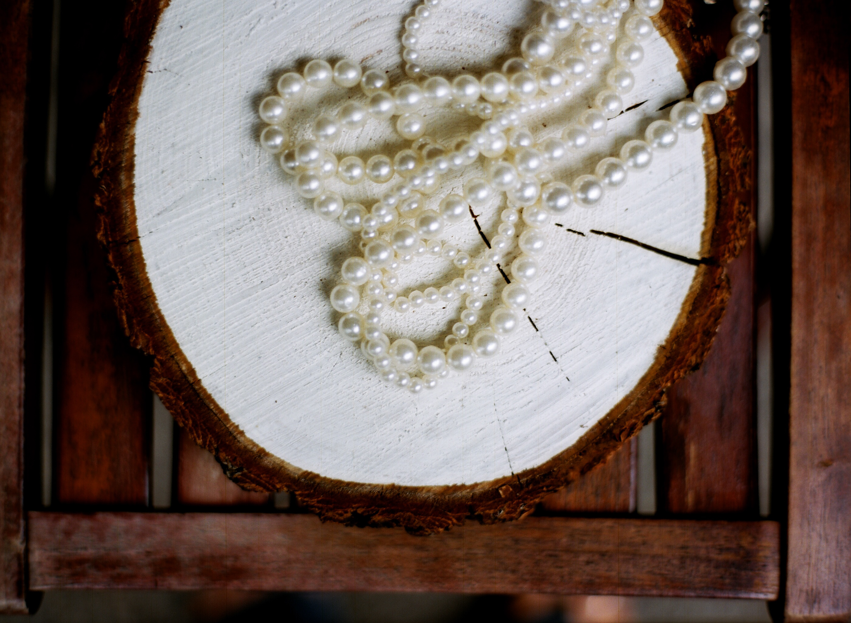 winter wedding pearls