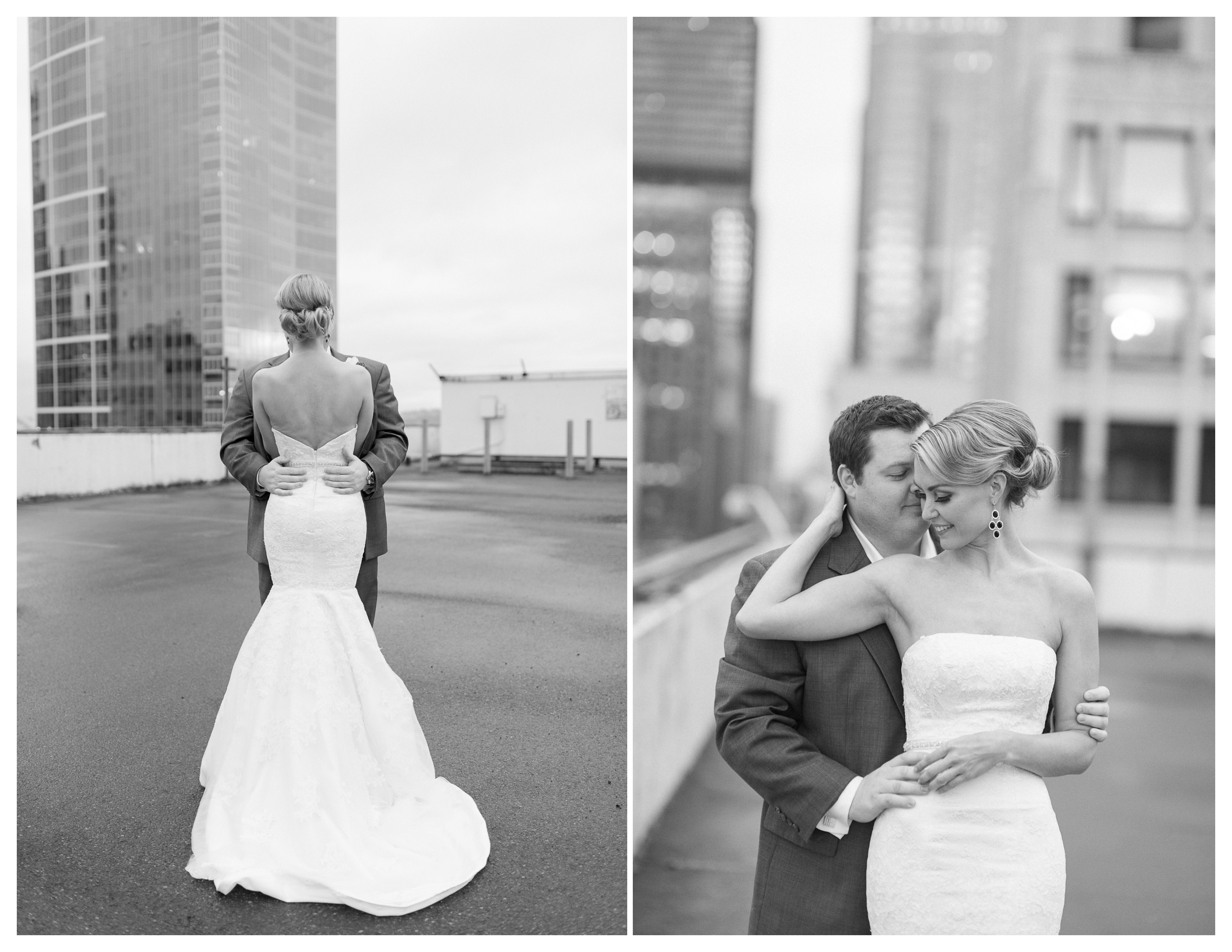 seattle rooftop wedding photography