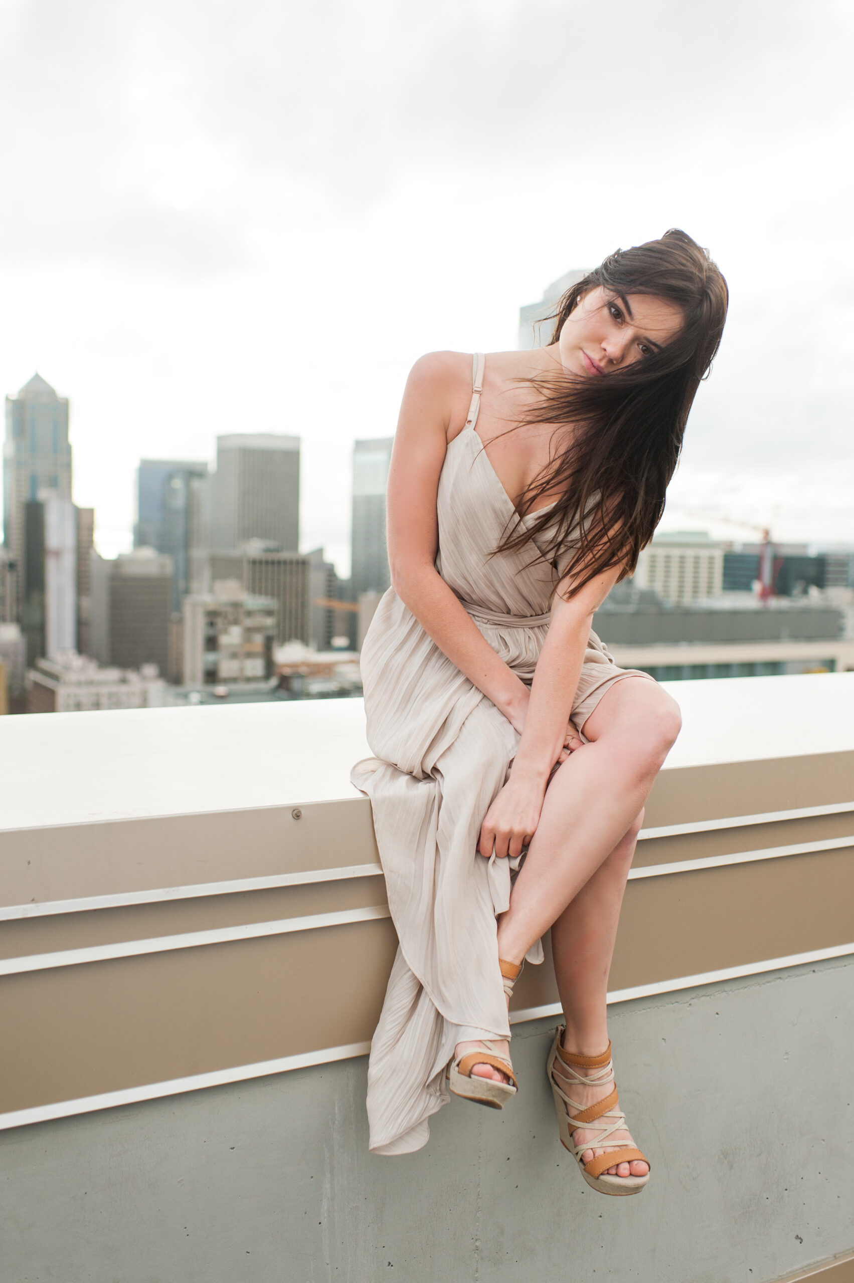 seattle fashion photography city rooftop