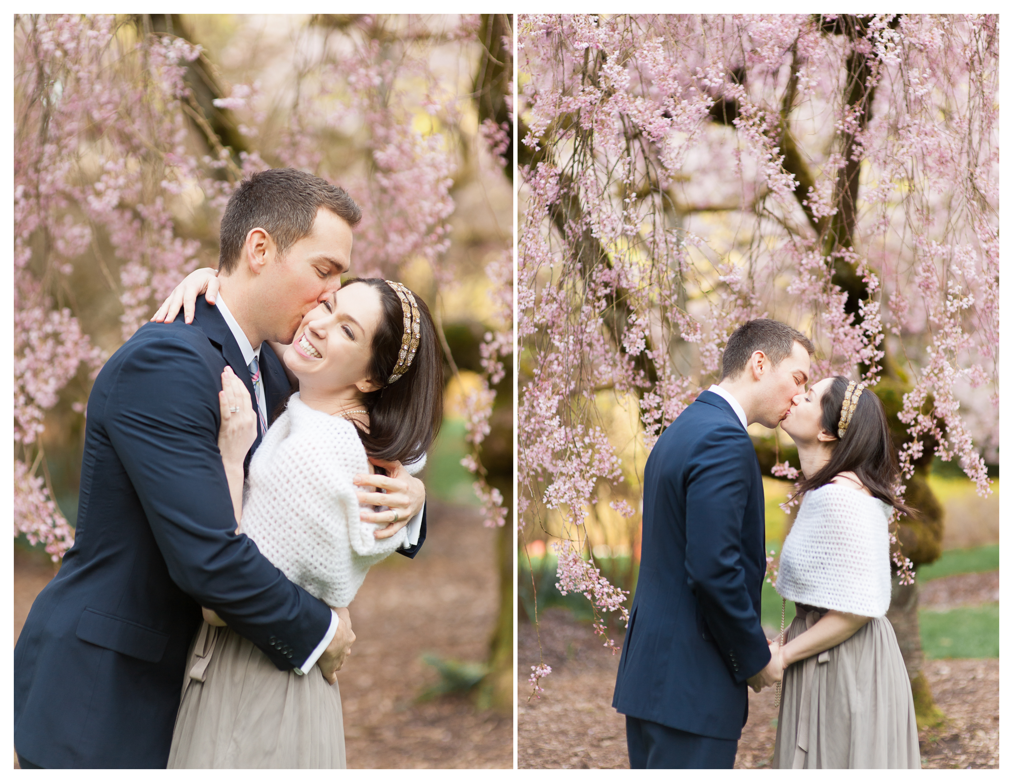 cherry blossom seattle portrait