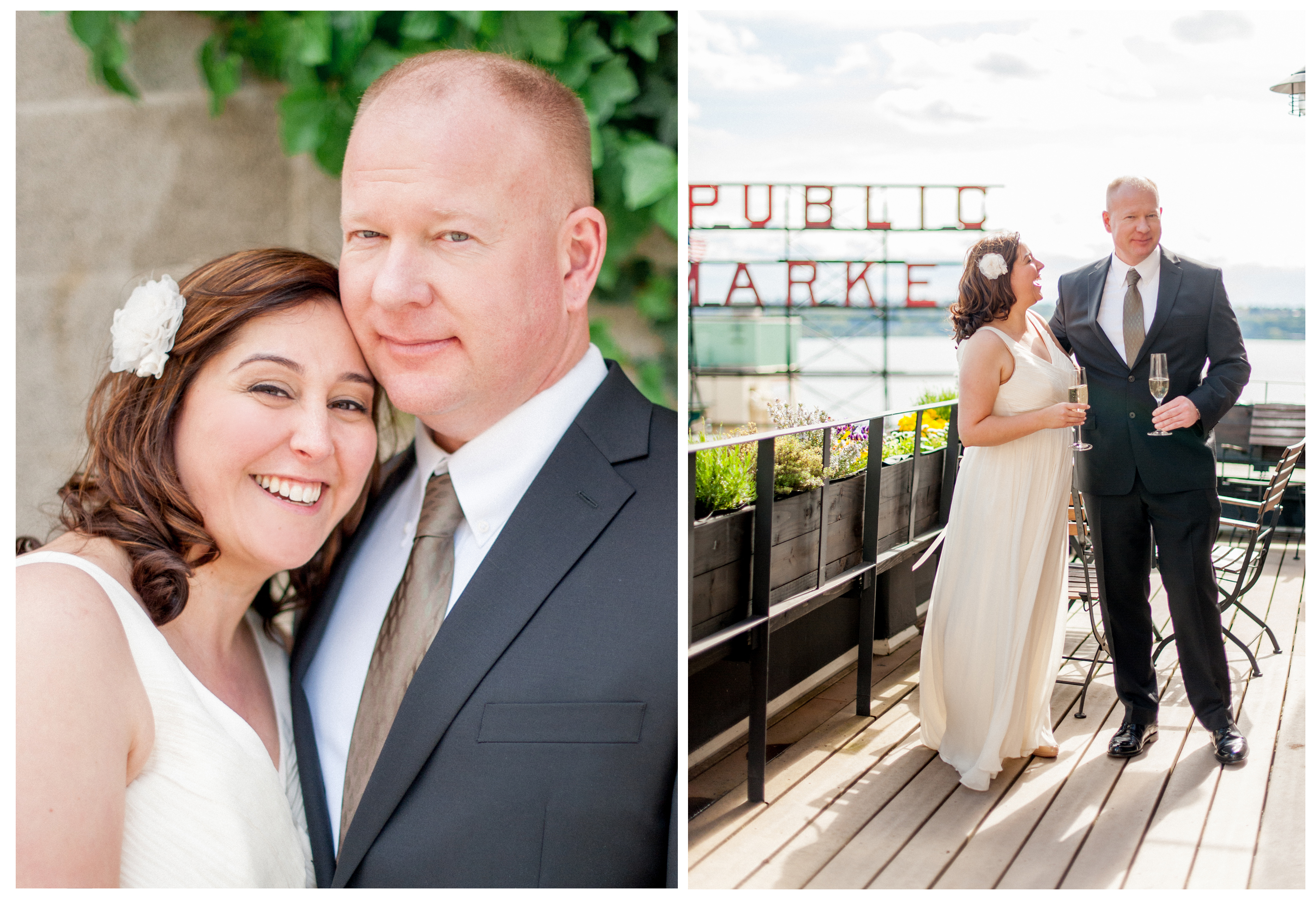 pike place market wedding photography