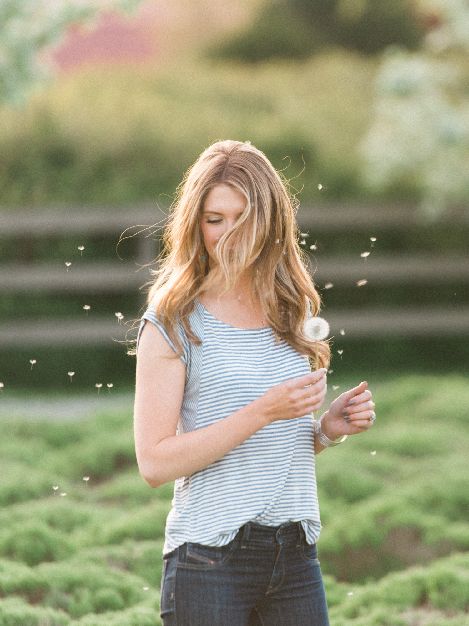 whidbey island engagement photography film  dandilion