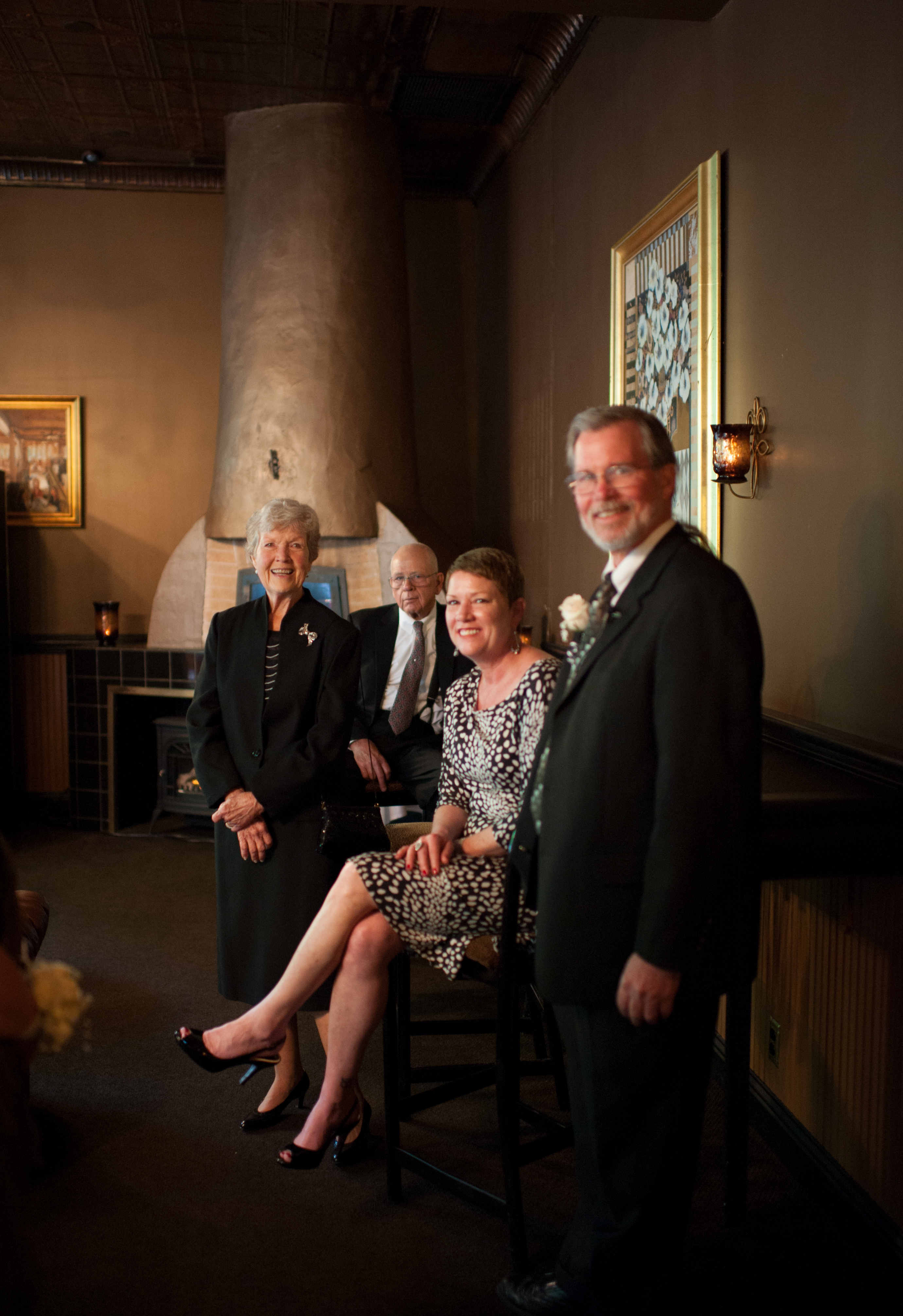 Lake union cafe wedding