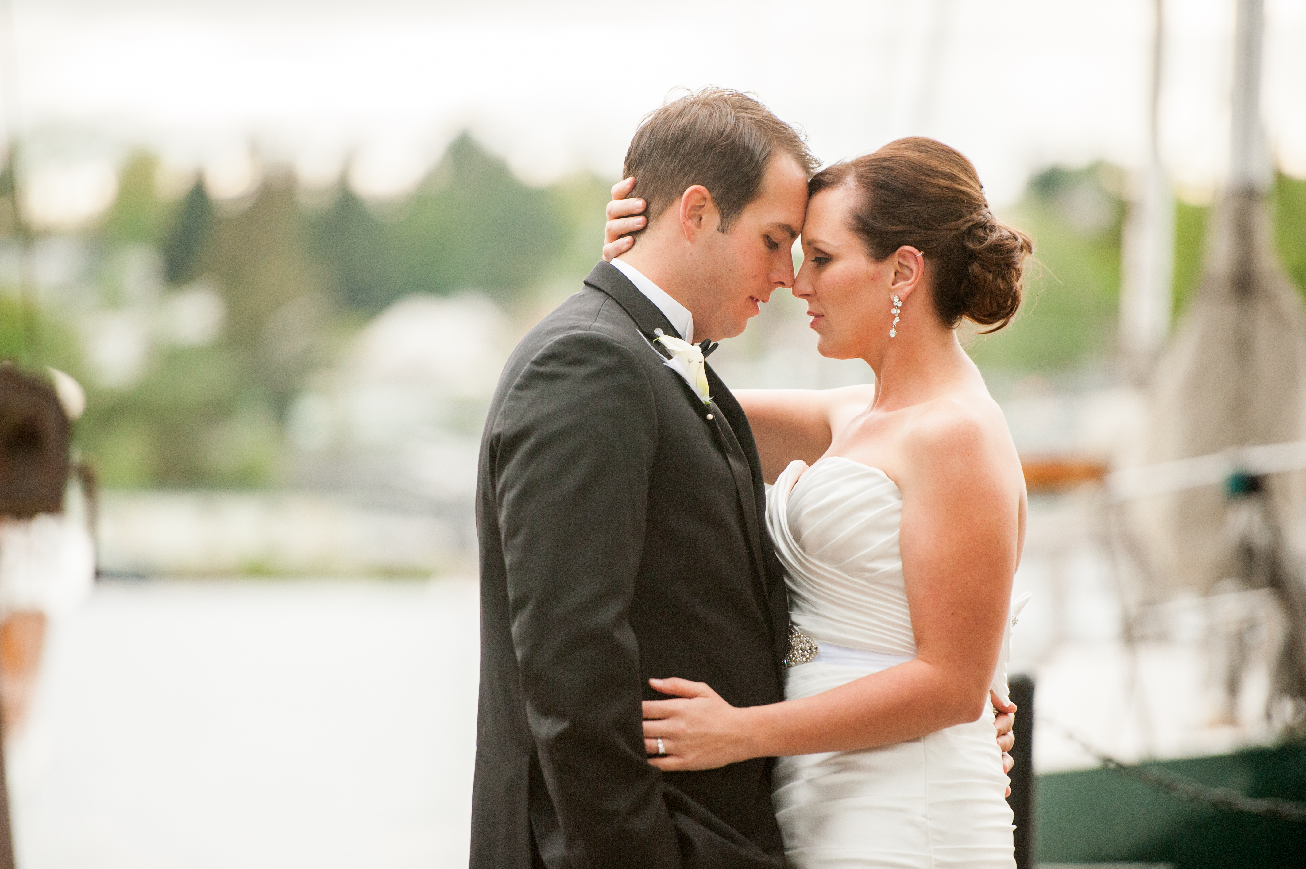 Lake union cafe wedding