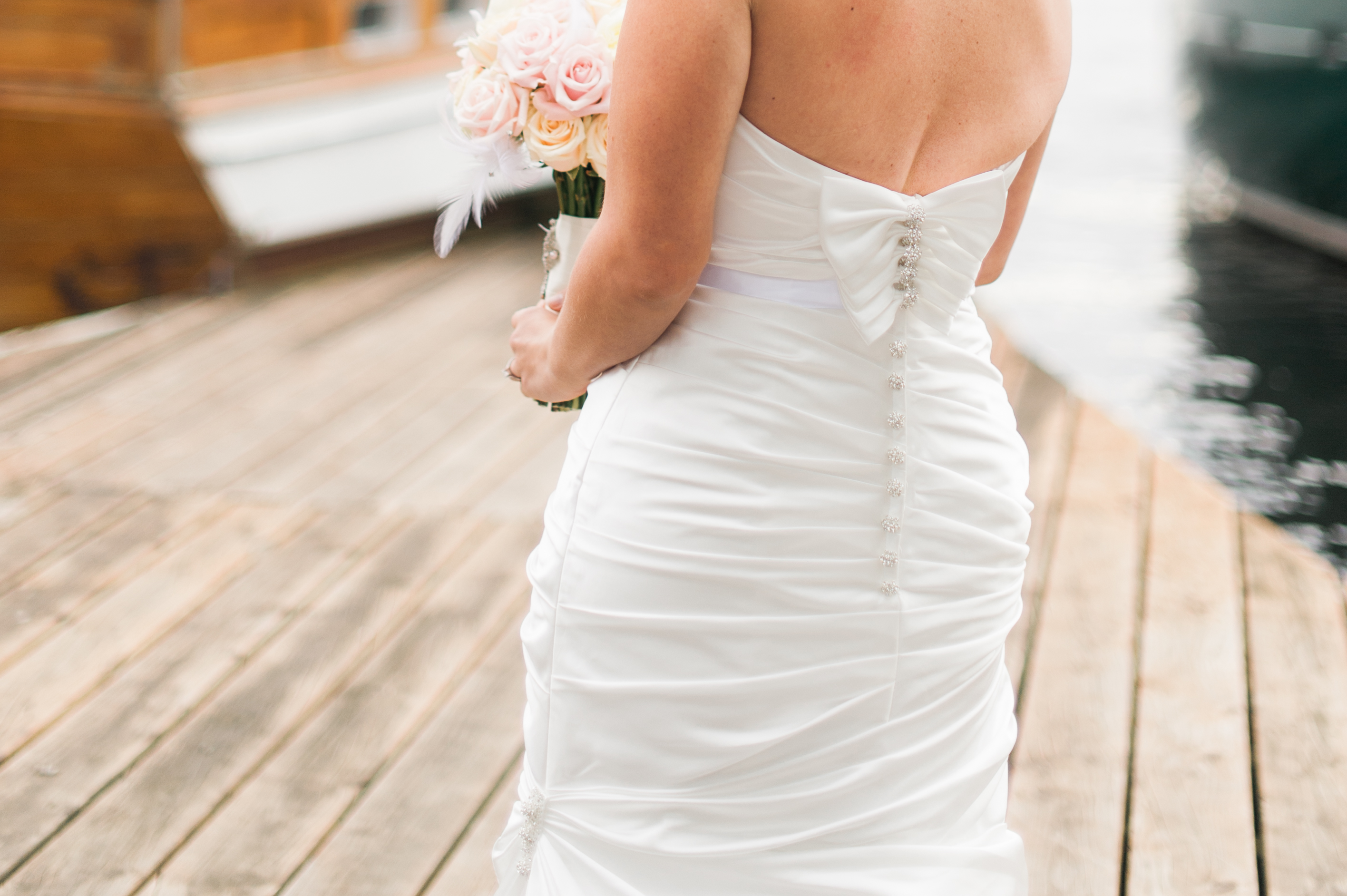 Lake union cafe wedding