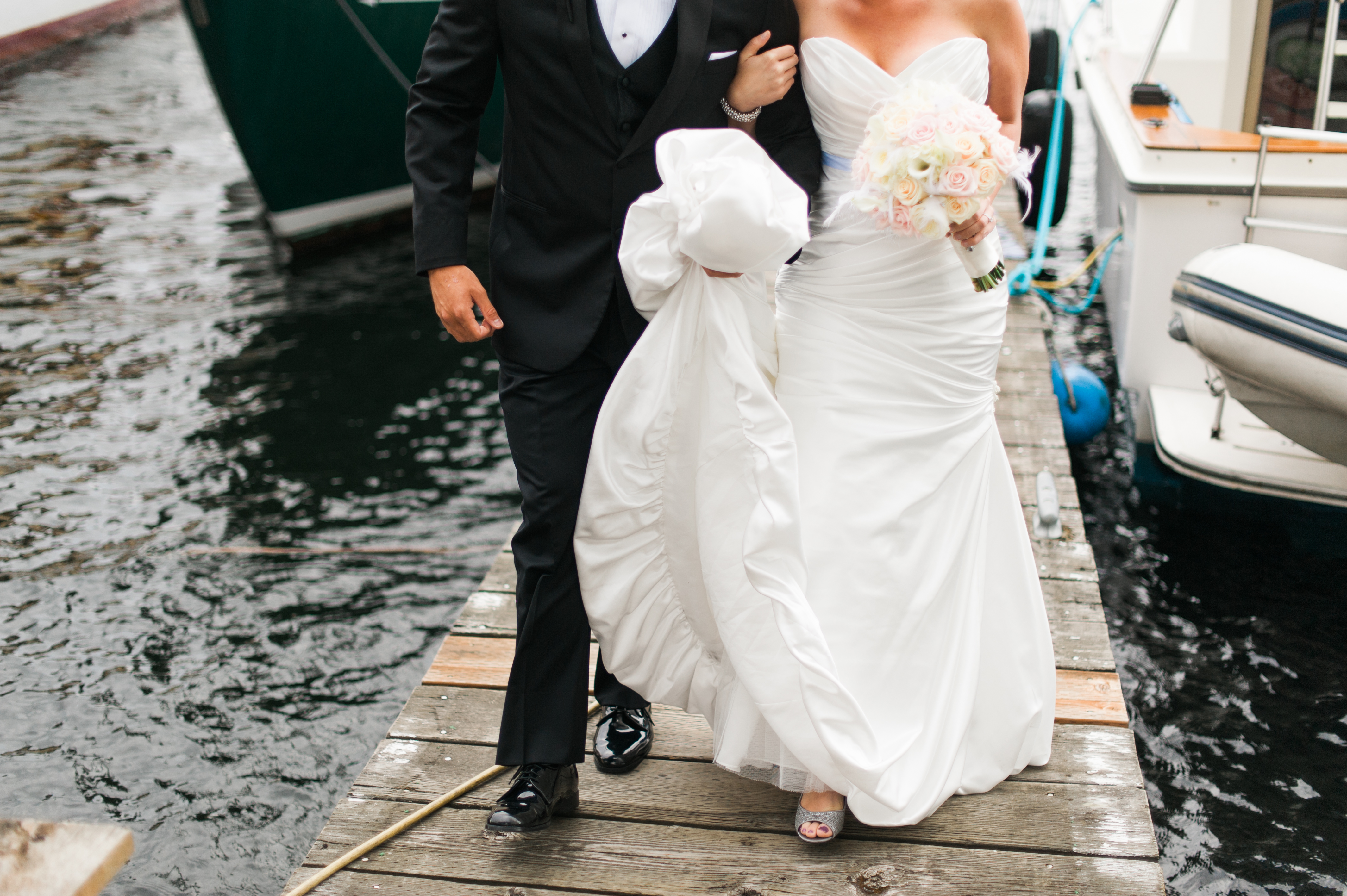 Lake union cafe wedding