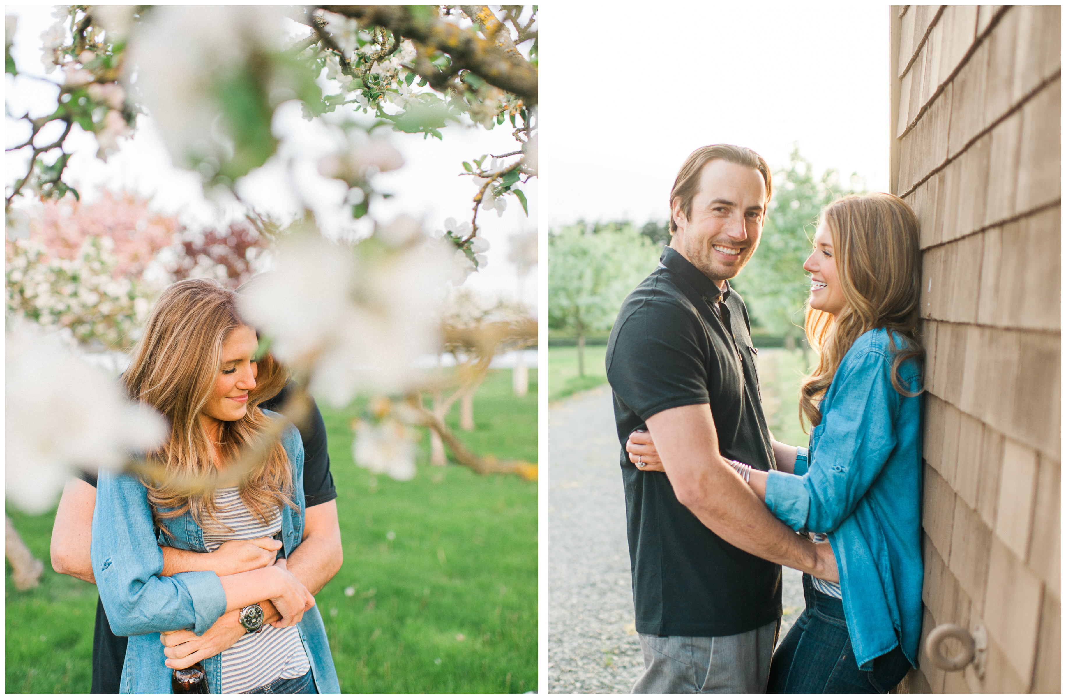 whidbey island engagement photography film french bulldog