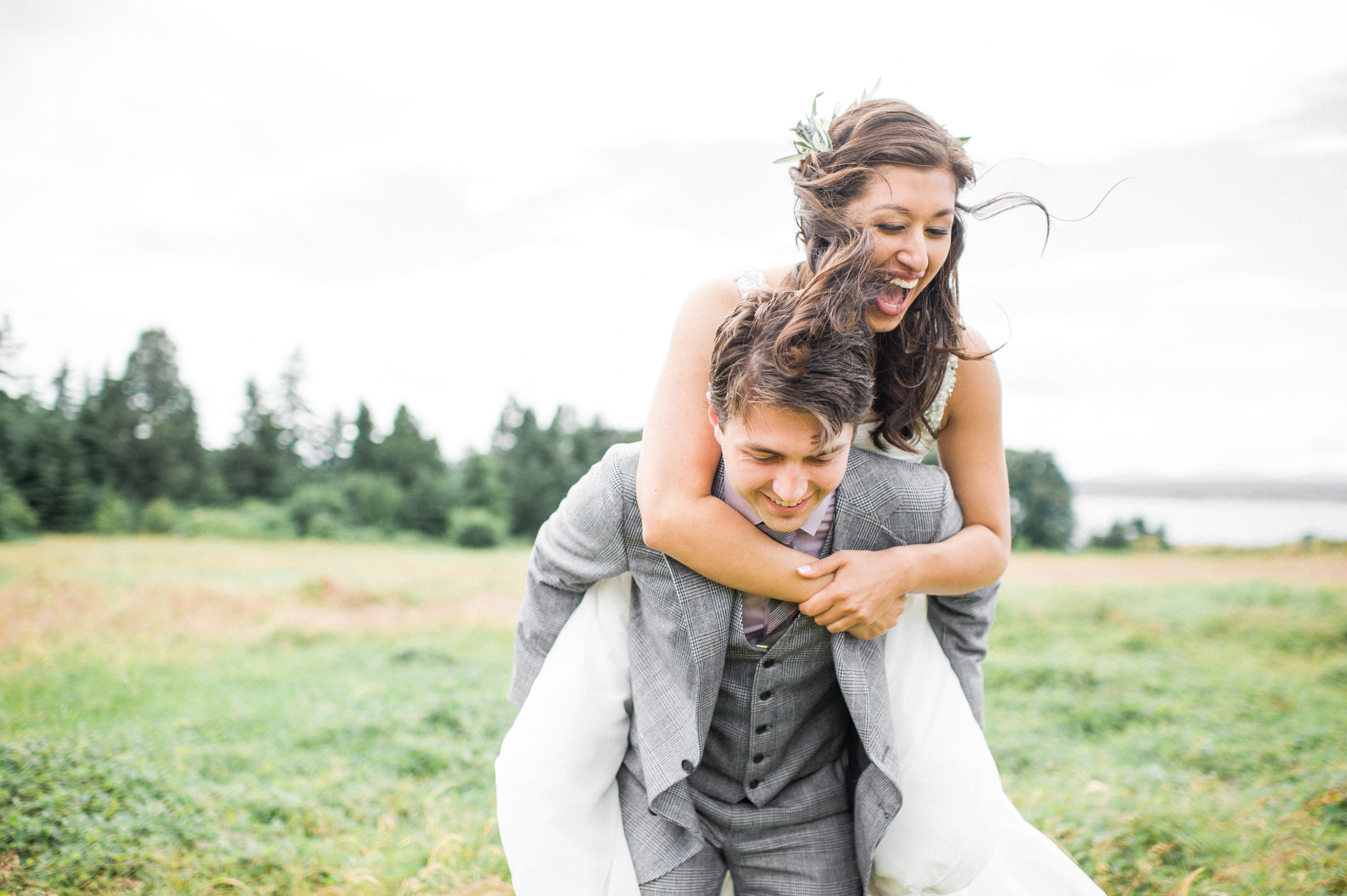 golden gardens wedding seattle film photography