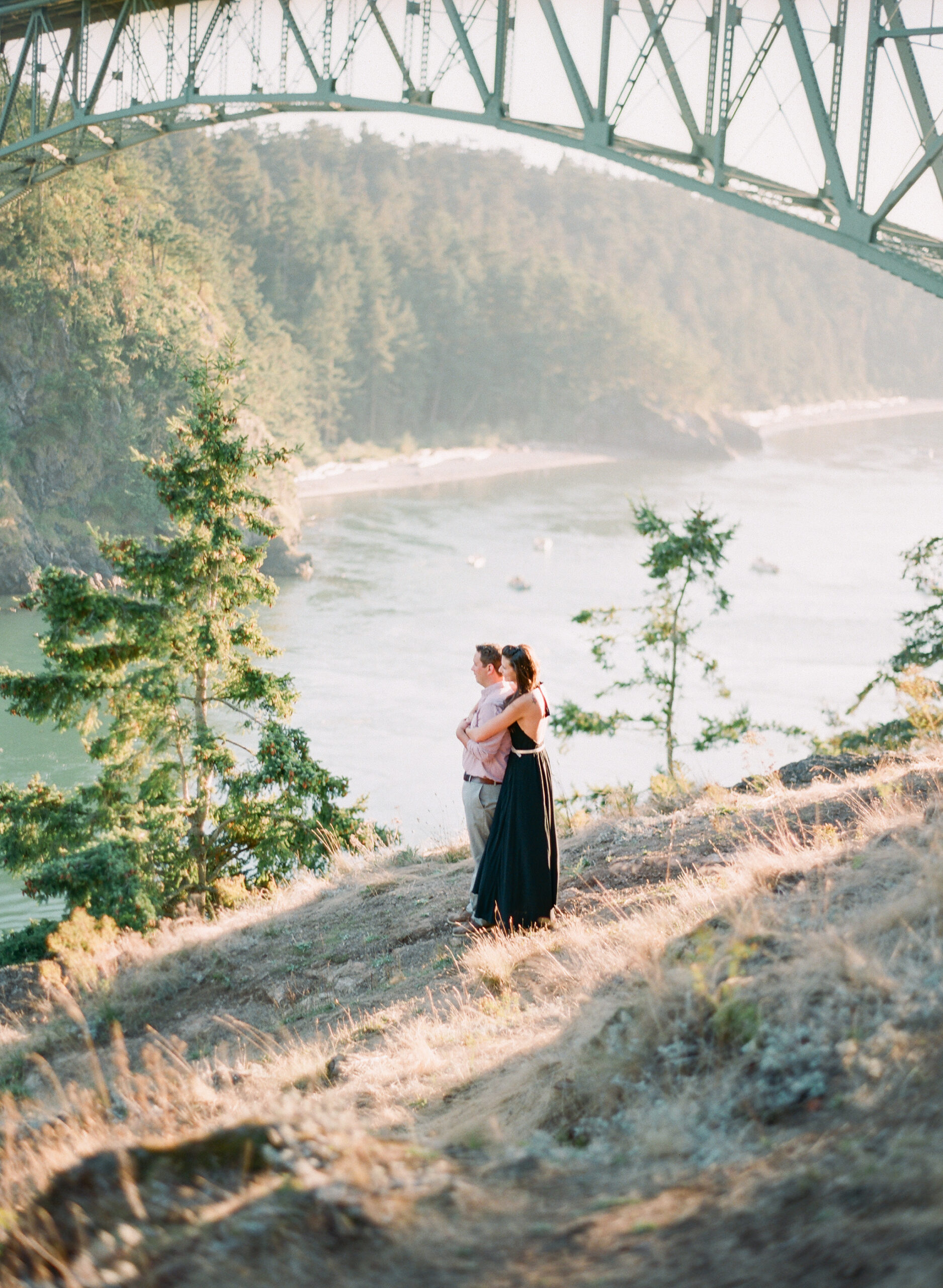 fine art film wedding photographer deception pass