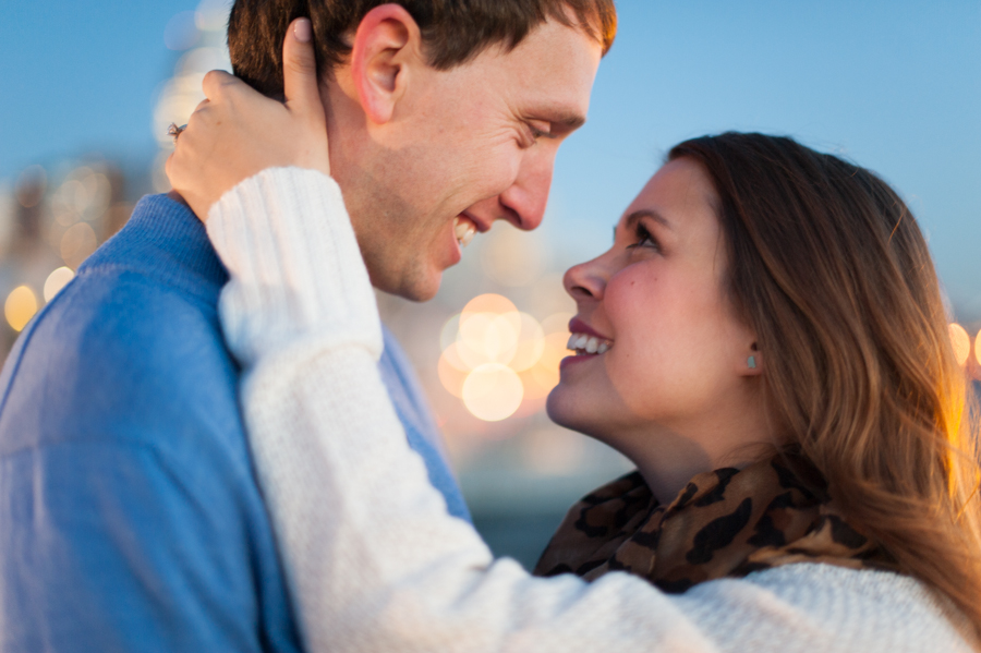 Seattle waterfront engagement session