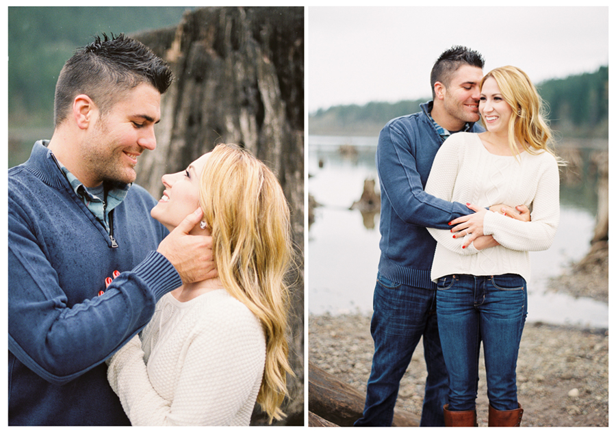 rattlesnake lake engagement session film 