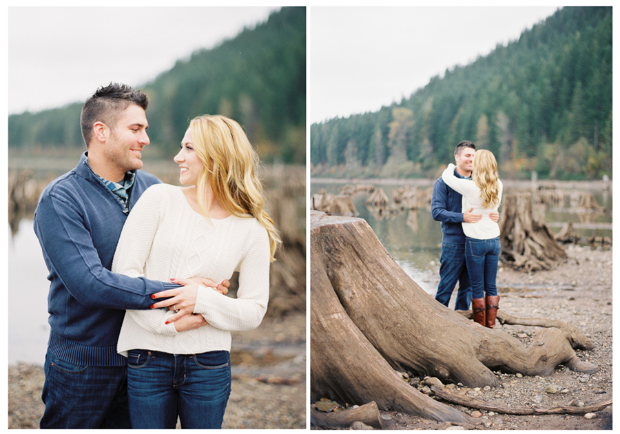 rattlesnake lake engagement session film 