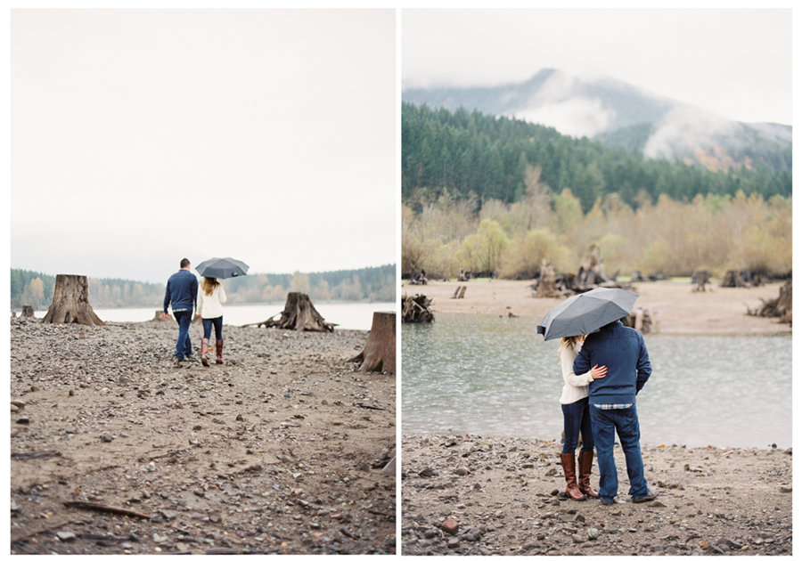 rattlesnake lake engagement session film 