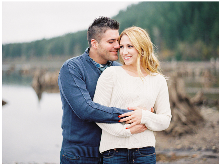 rattlesnake lake engagement session film 