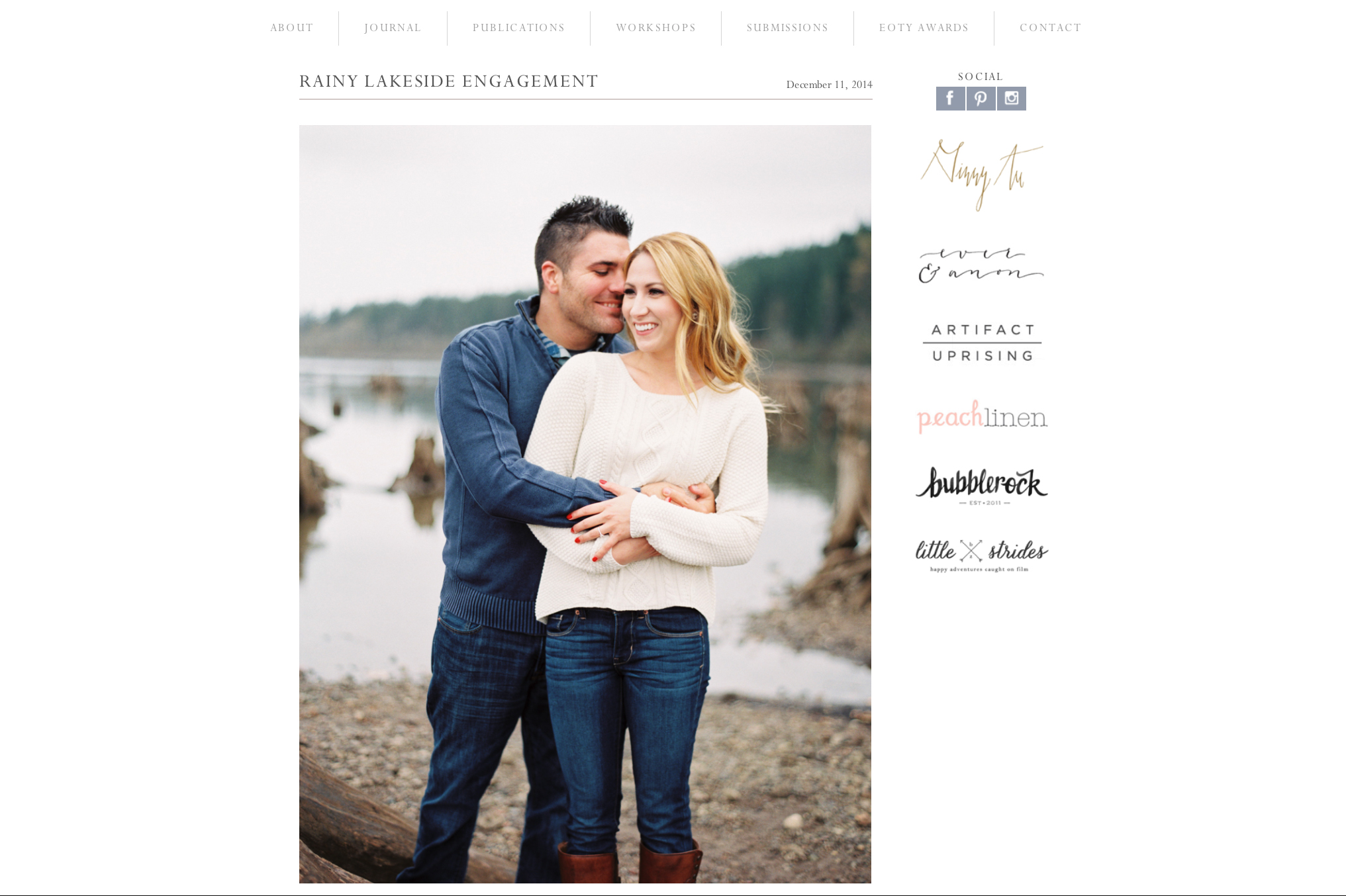 Rattlesnake Lake Engagement published Belle Lumiere Magazine