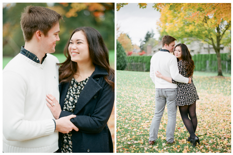 seattle film photographer engagement photos fuji 400h 