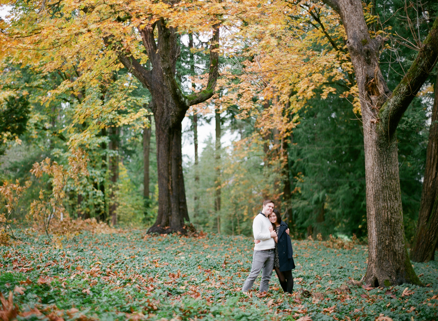 Seattle Film Engagement Photos Fall