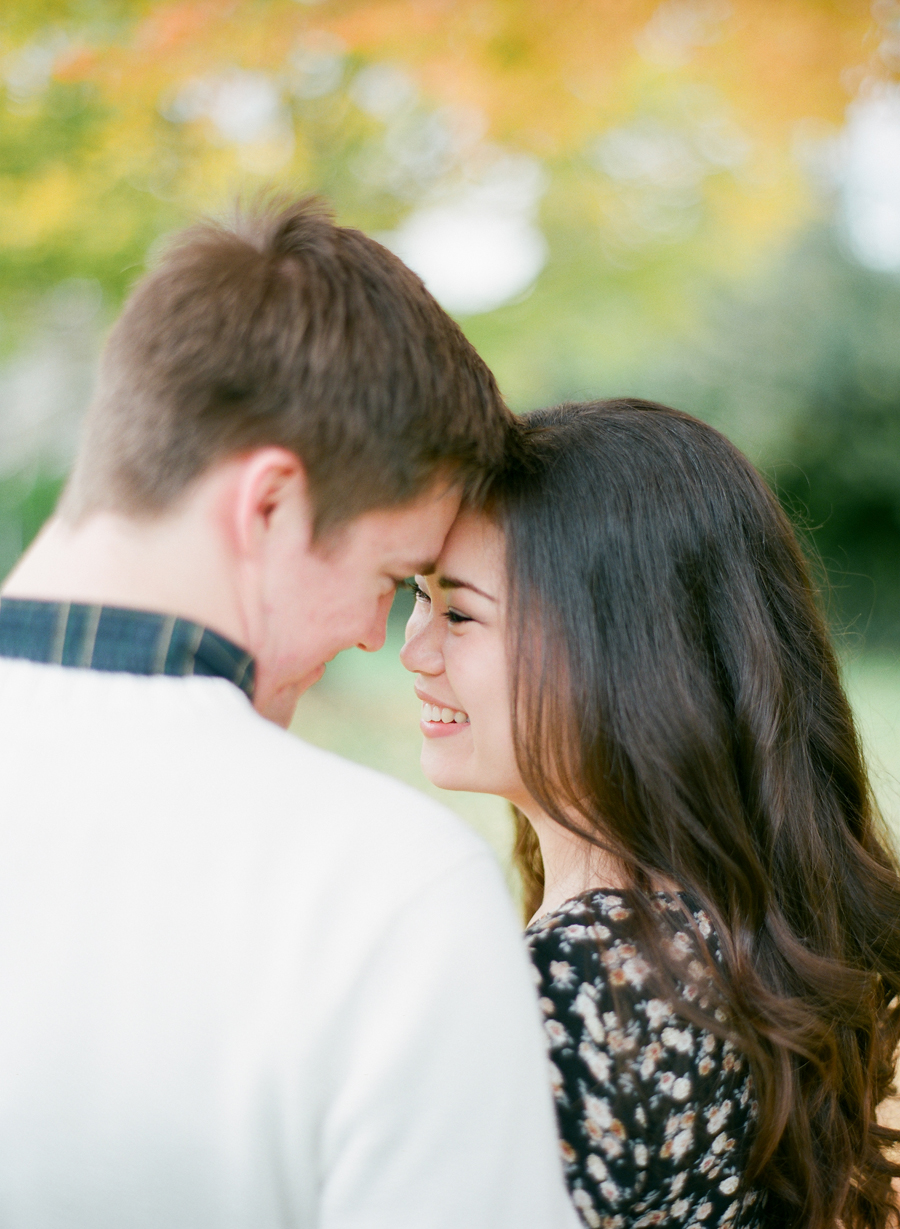 Seattle Film Engagement Photos Fall