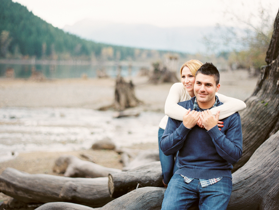 rattlesnake lake engagement session film 