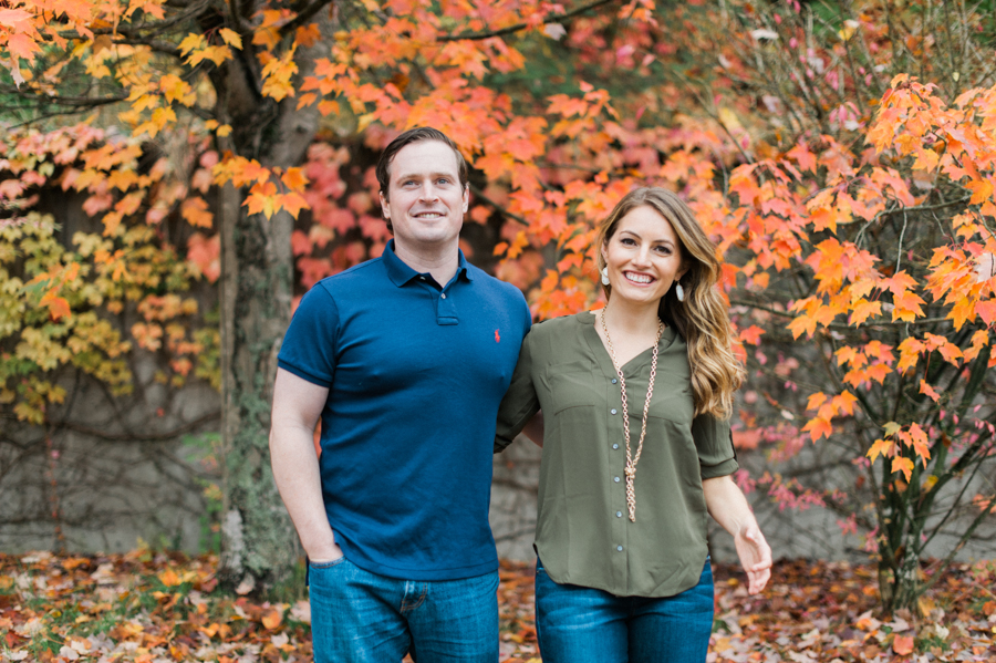 snoqualmie wa foliage engagement photos