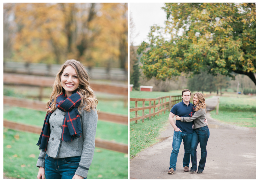 snoqualmie wa foliage engagement photos