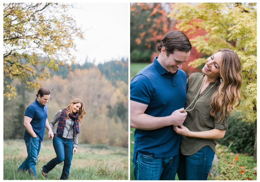 snoqualmie wa foliage engagement photos