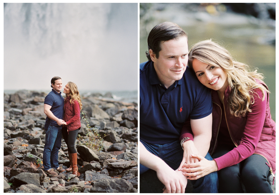 snoqualmie wa foliage engagement photos