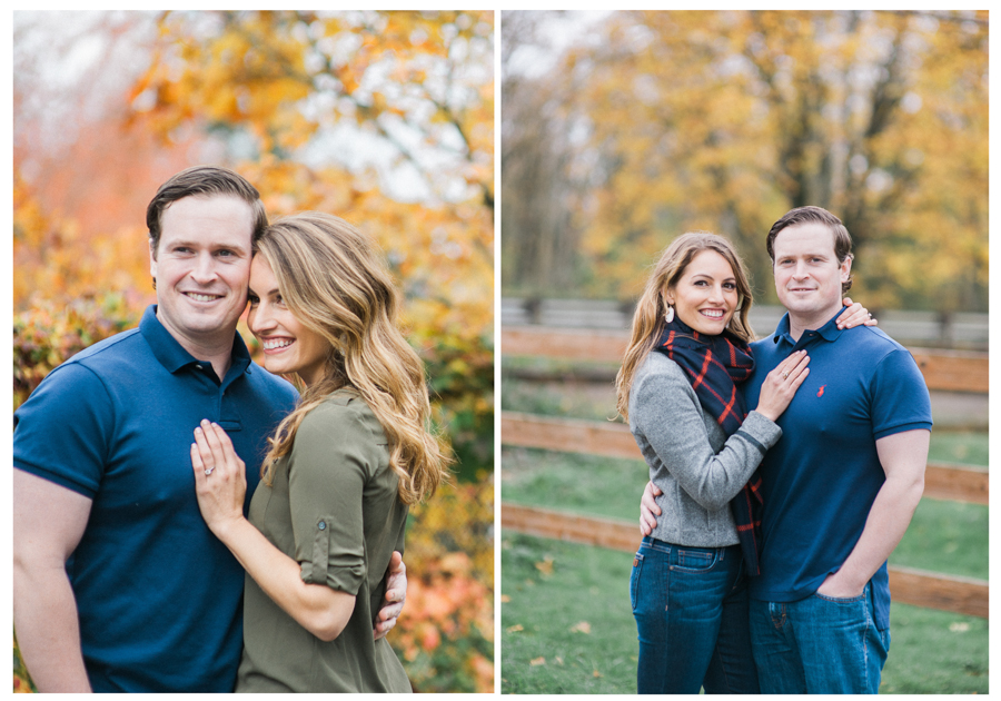 snoqualmie wa foliage engagement photos