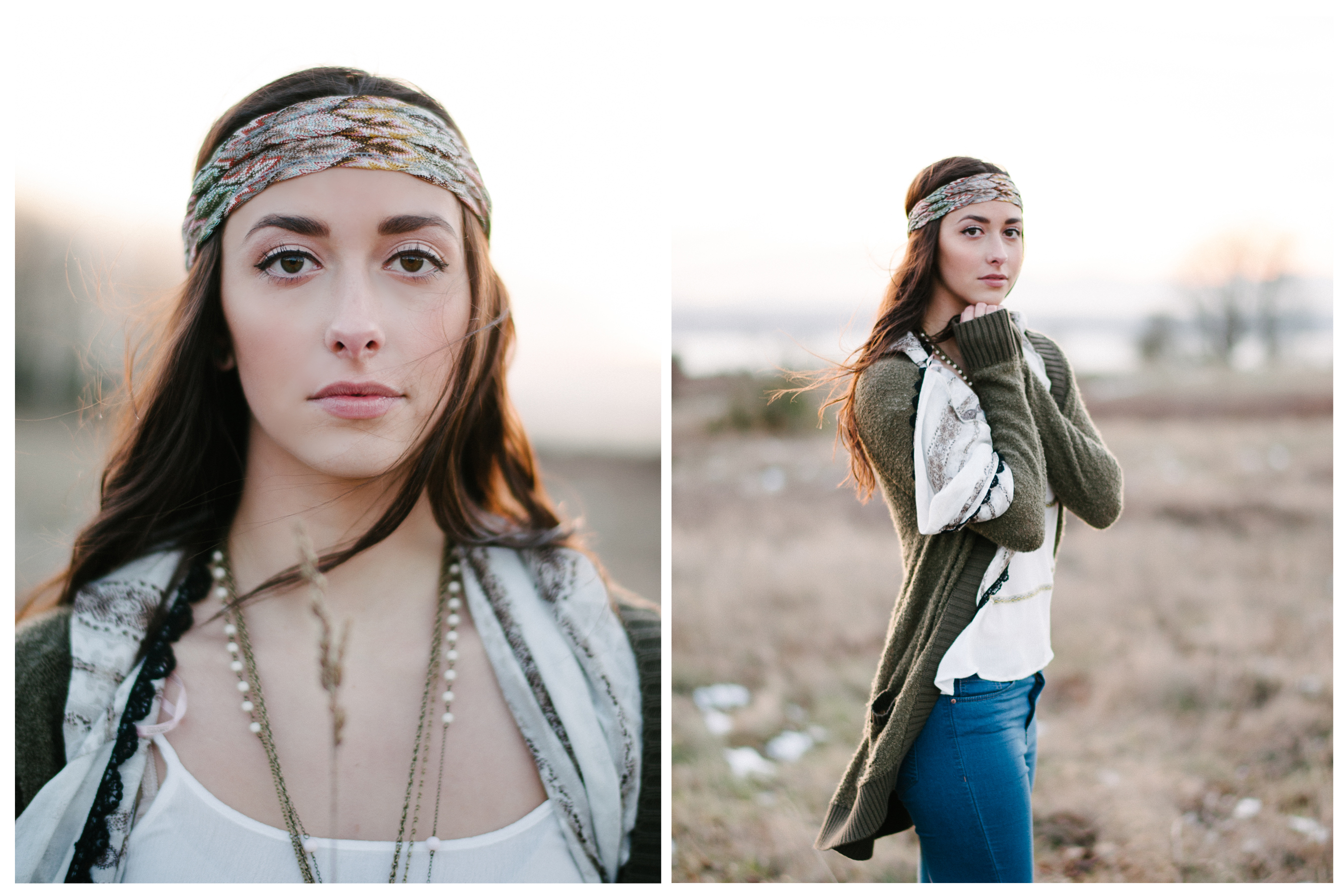 bohemian fashion editorial seattle discovery park photography