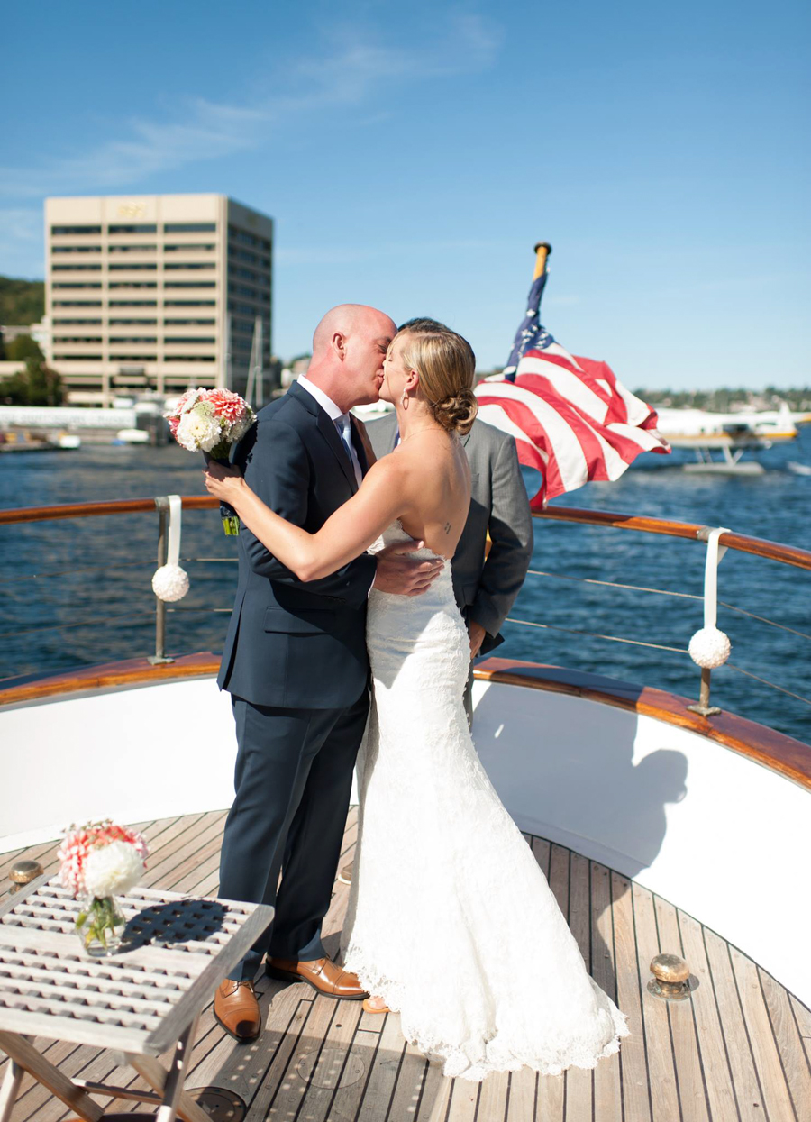 lake union wedding photographer nautical