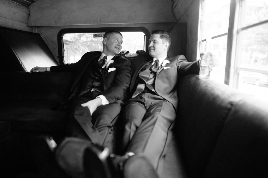 seattle party bus wedding day