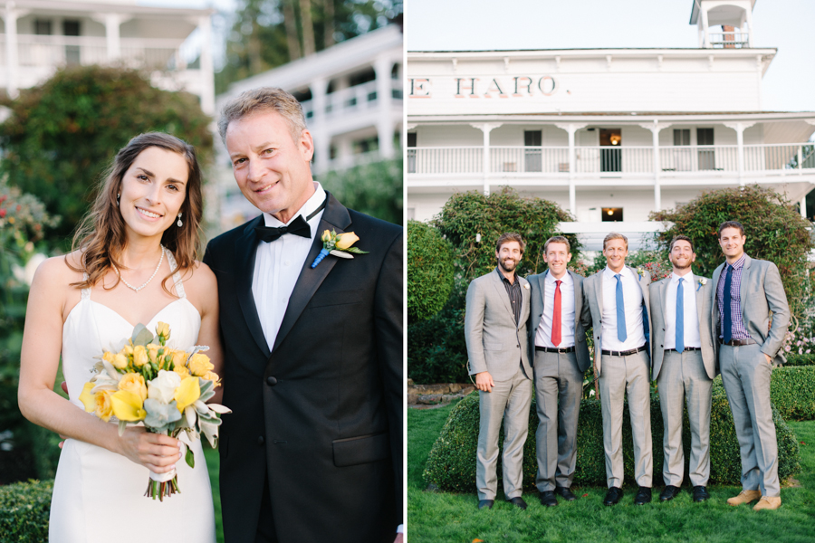 roche harbor resort wedding photography