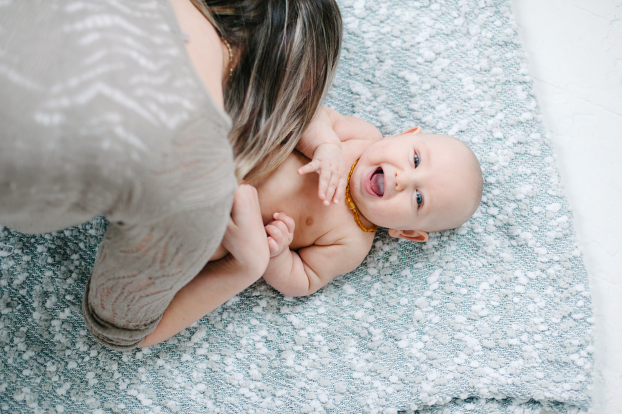 seattle studio baby portraits 6 months